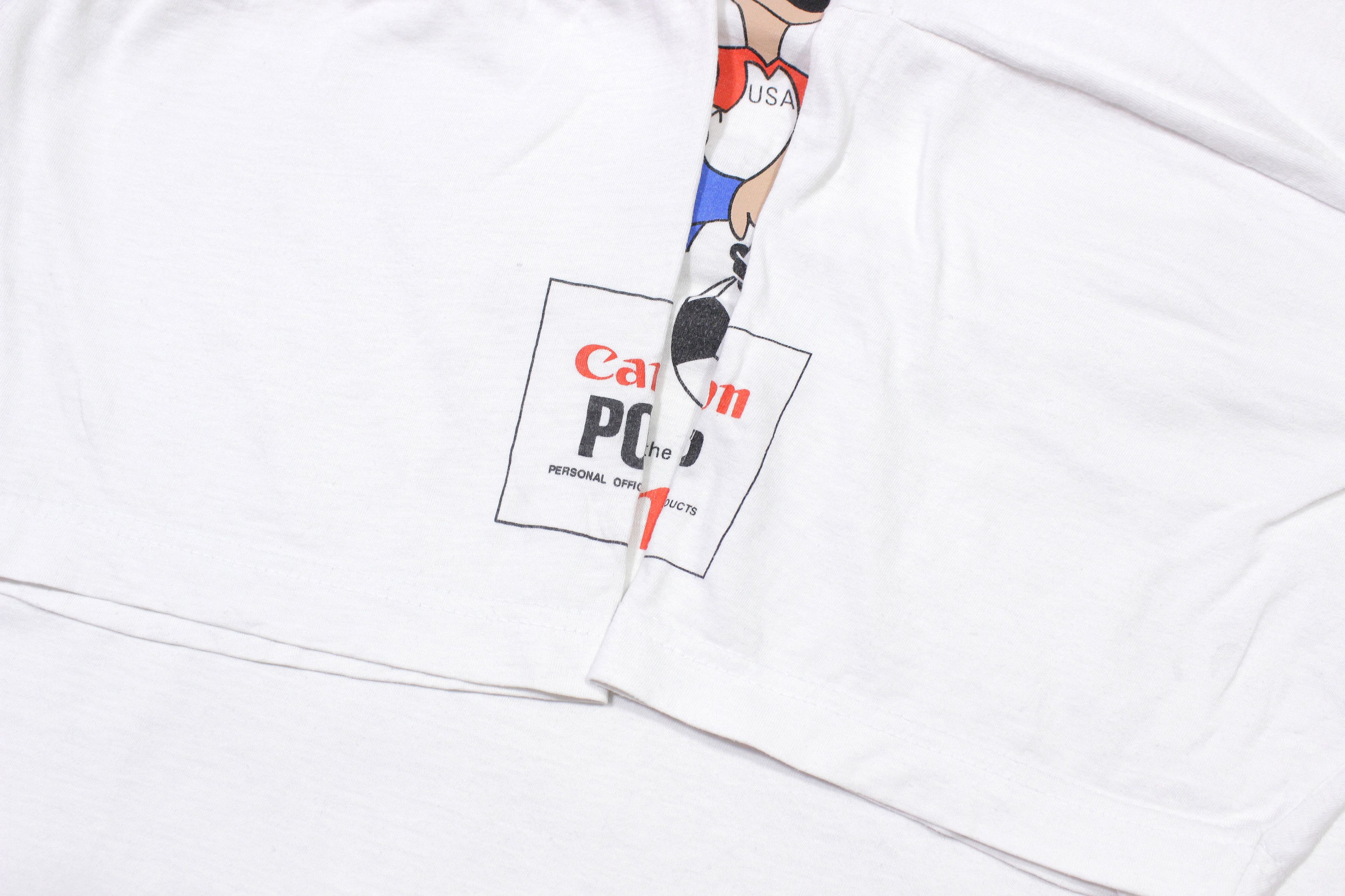 Canon 1992 World Cup Big Logo T-Shirt Size US L / EU 52-54 / 3 - 6 Thumbnail