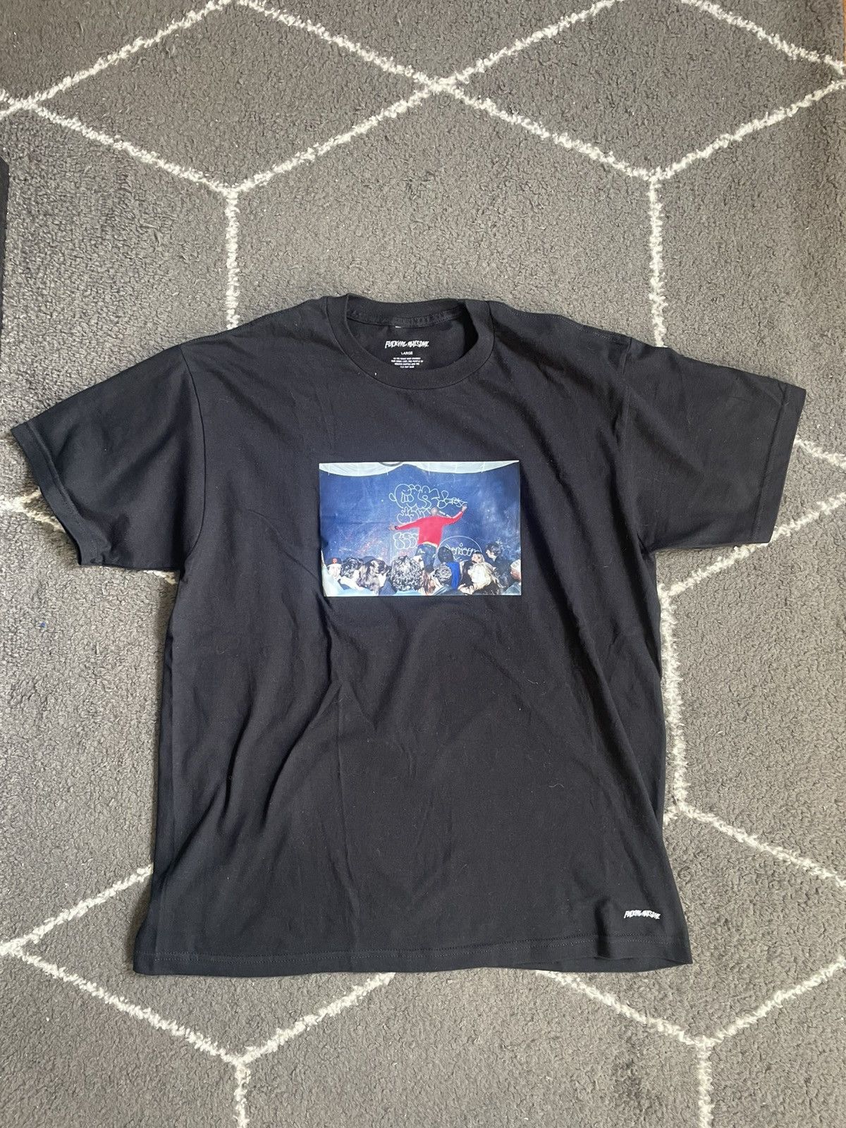 Fucking Awesome Fucking Awesome Earsnot IRAK Graffiti T-shirt Tee Size US L / EU 52-54 / 3 - 5 Thumbnail