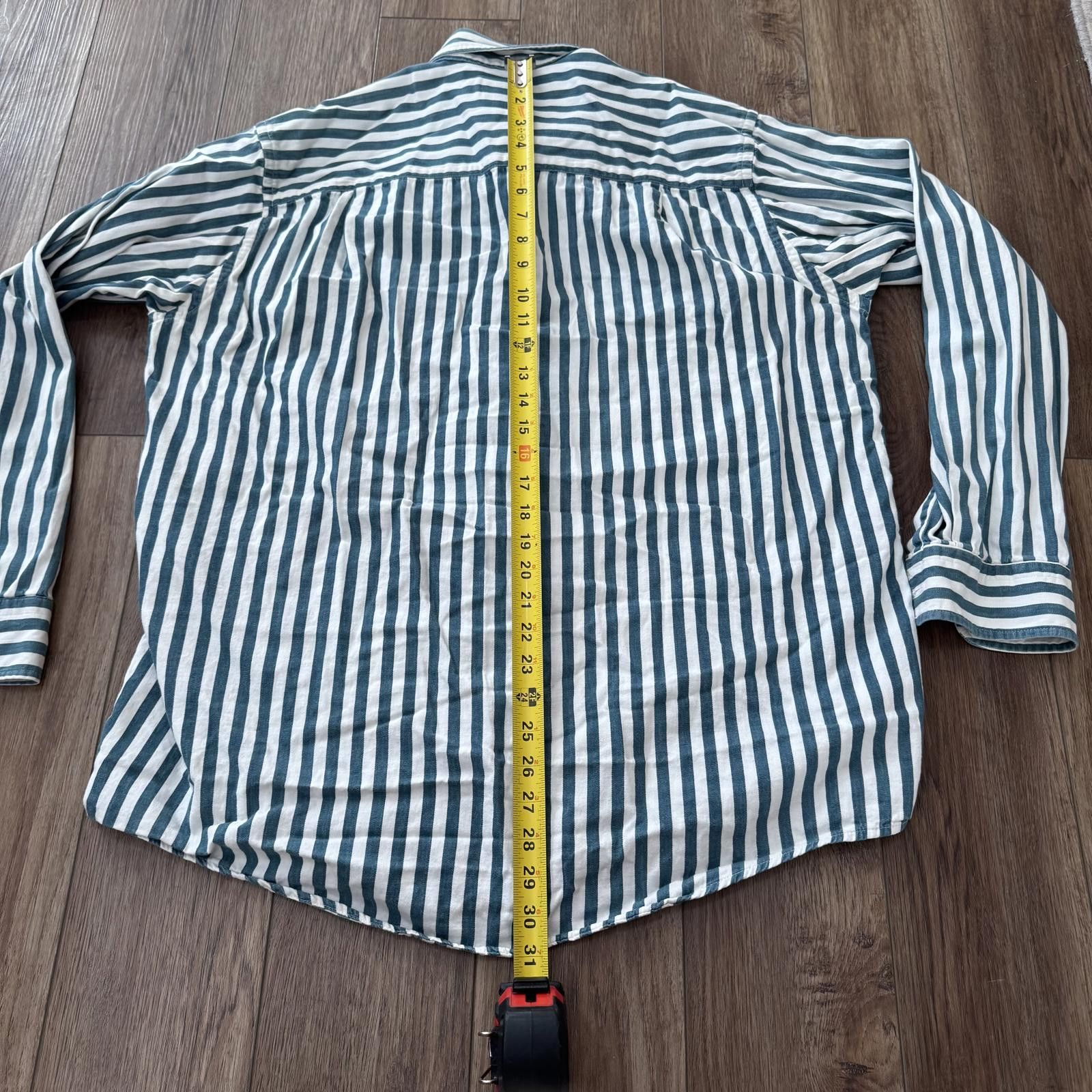 Cabelas Vintage 90s Cabela’s Striped Shirt Tall XL Size US XL / EU 56 / 4 - 7 Thumbnail