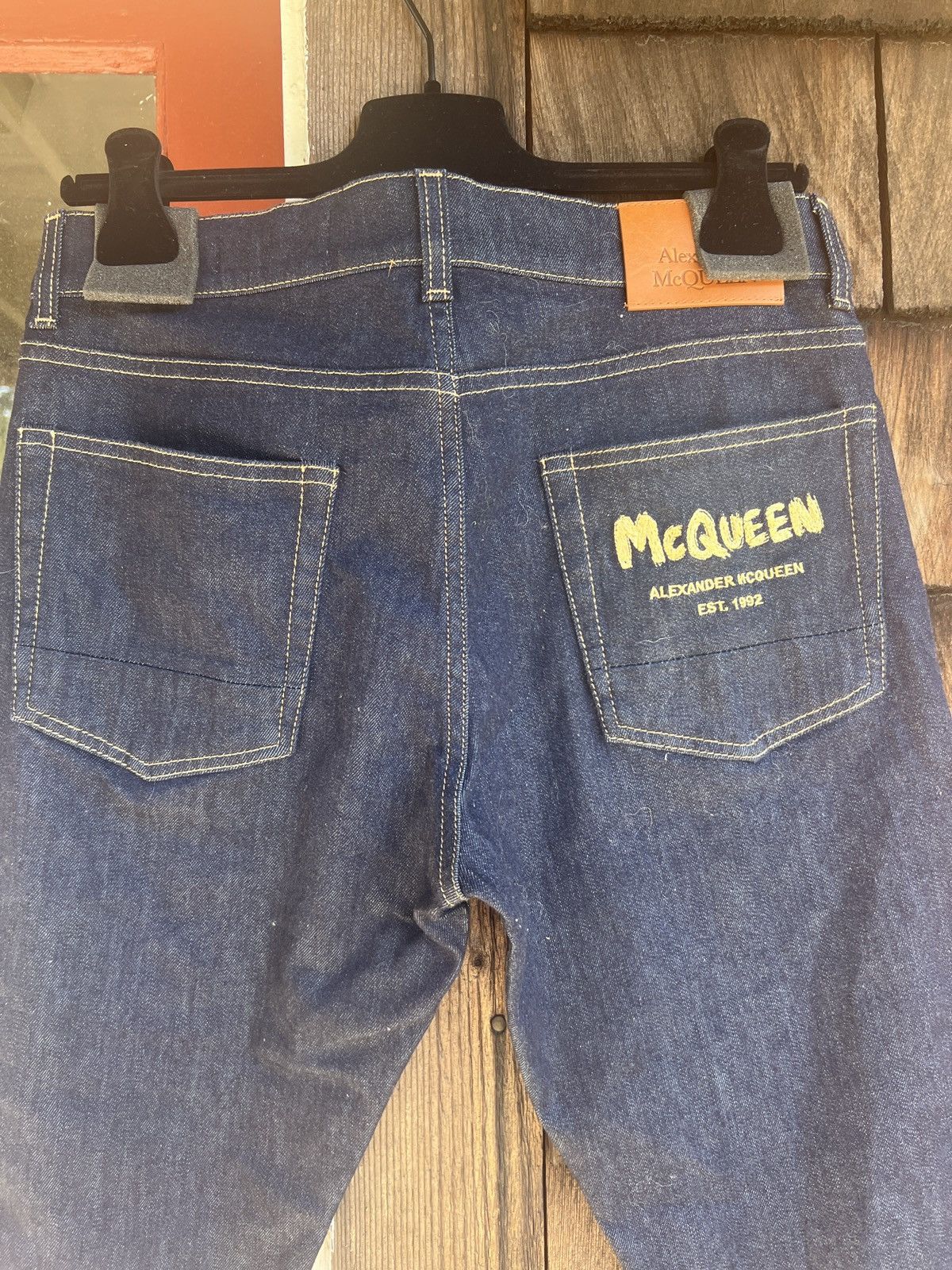 Alexander McQueen Alexander McQueen Straight leg Denim Size US 31 - 1 Thumbnail