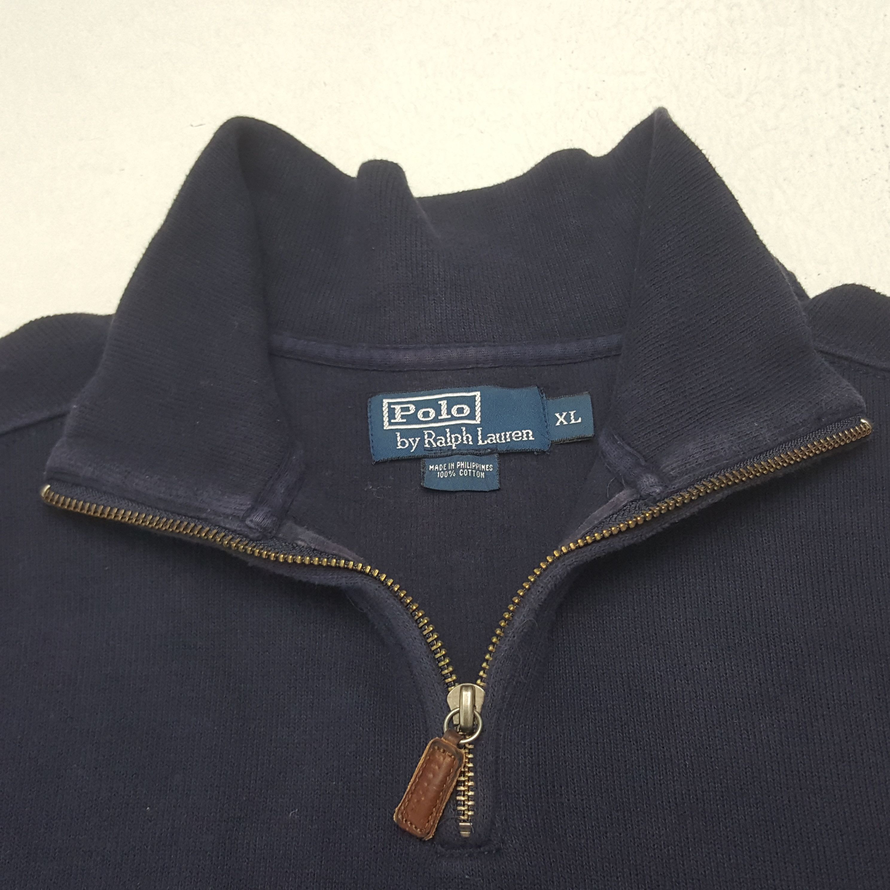 Polo Ralph Lauren × Vintage Vintage Polo Ralph Lauren Half Zipper Sweatshirt C288N24 Size US XXL / EU 58 / 5 - 5 Thumbnail