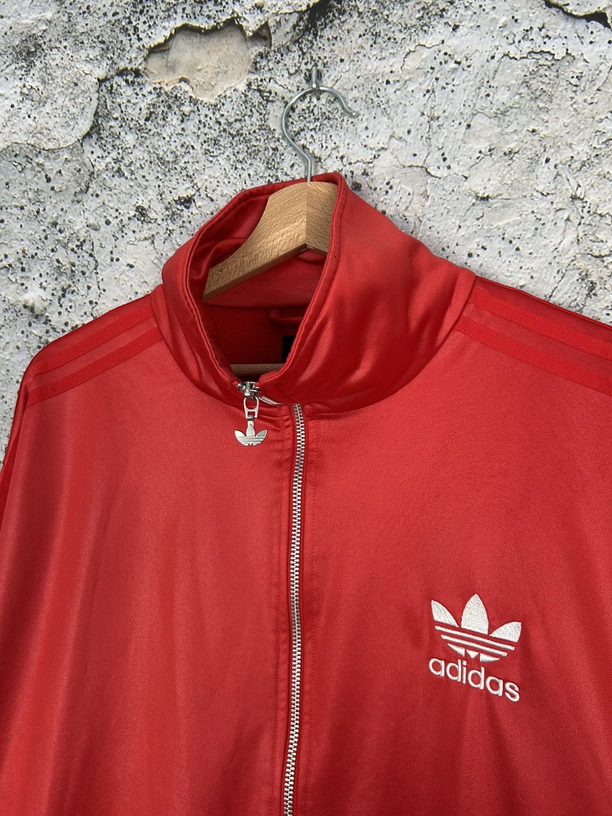 Adidas Vintage Adidas Chile62 Red Tracksuit Sweatshirt Steetwear Size US L / EU 52-54 / 3 - 3 Thumbnail