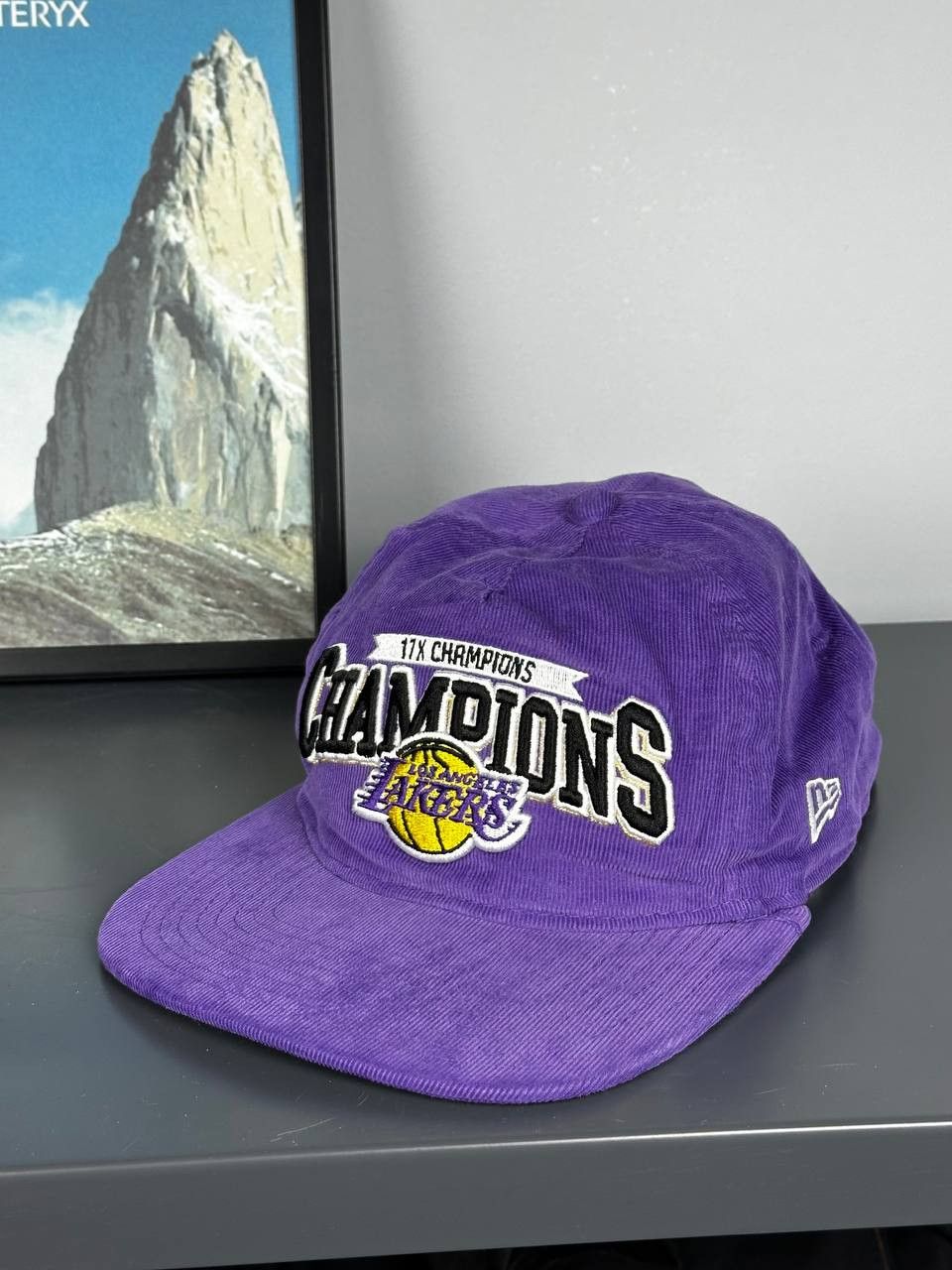NBA × New Era New Era Purple Lakers Corduroy NBA Hat Size ONE SIZE - 1 Thumbnail