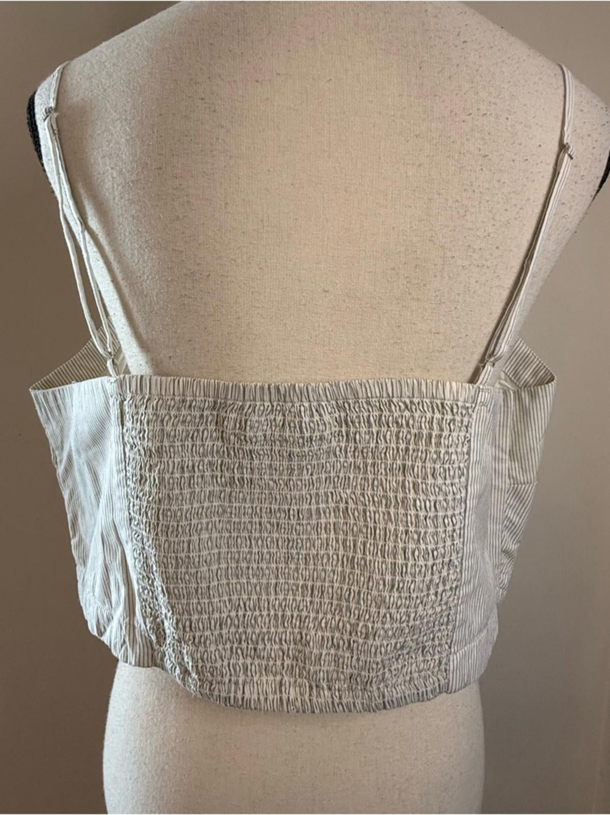 Other Banana Republic Factory preppy striped cropped top SZ XL Size XL / US 12-14 / IT 48-50 - 5 Thumbnail