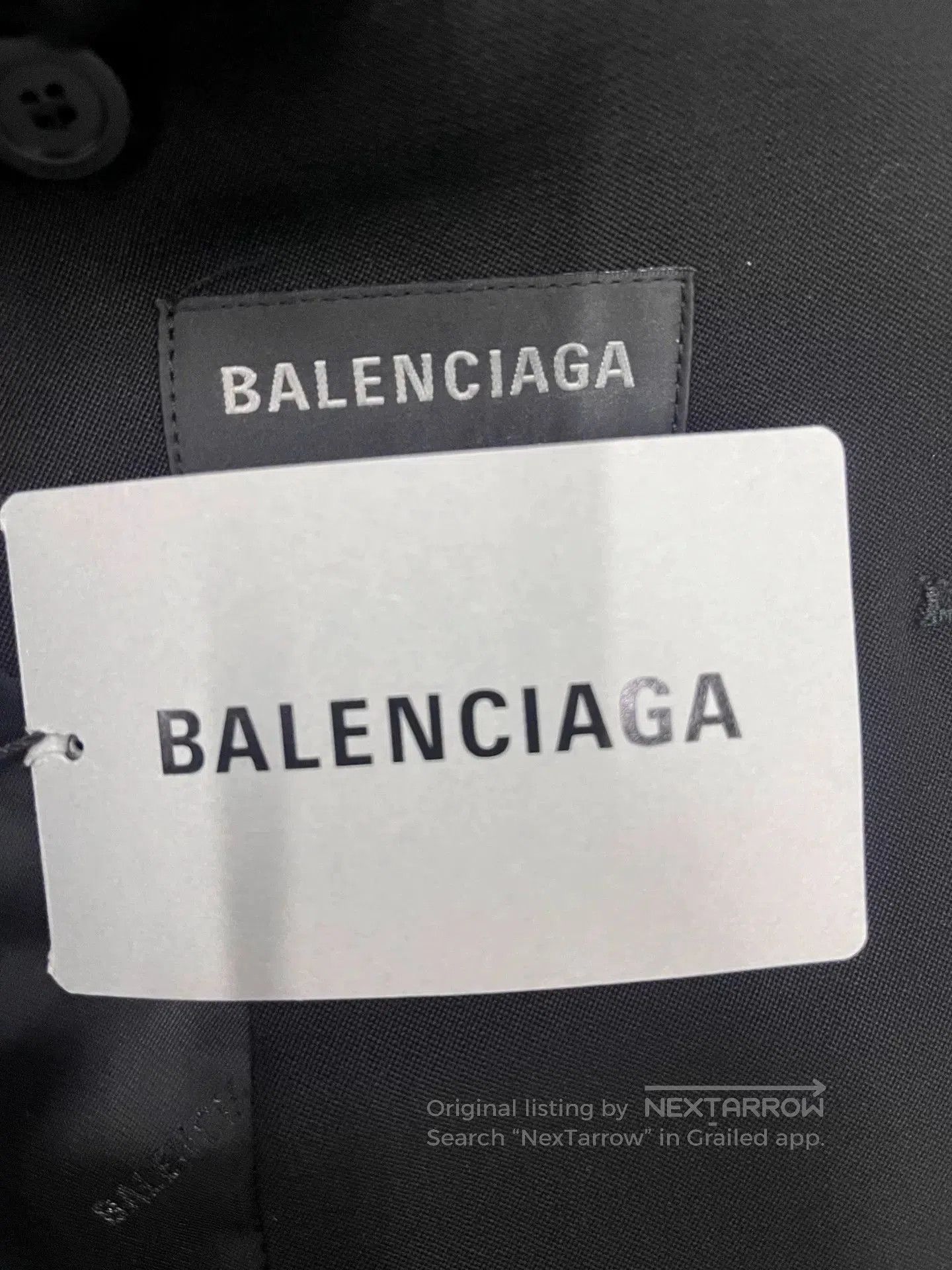 Balenciaga Balenciaga SS23 Solid Single-Breasted Blazer. Size XS / US 0-2 / IT 36-38 - 3 Thumbnail