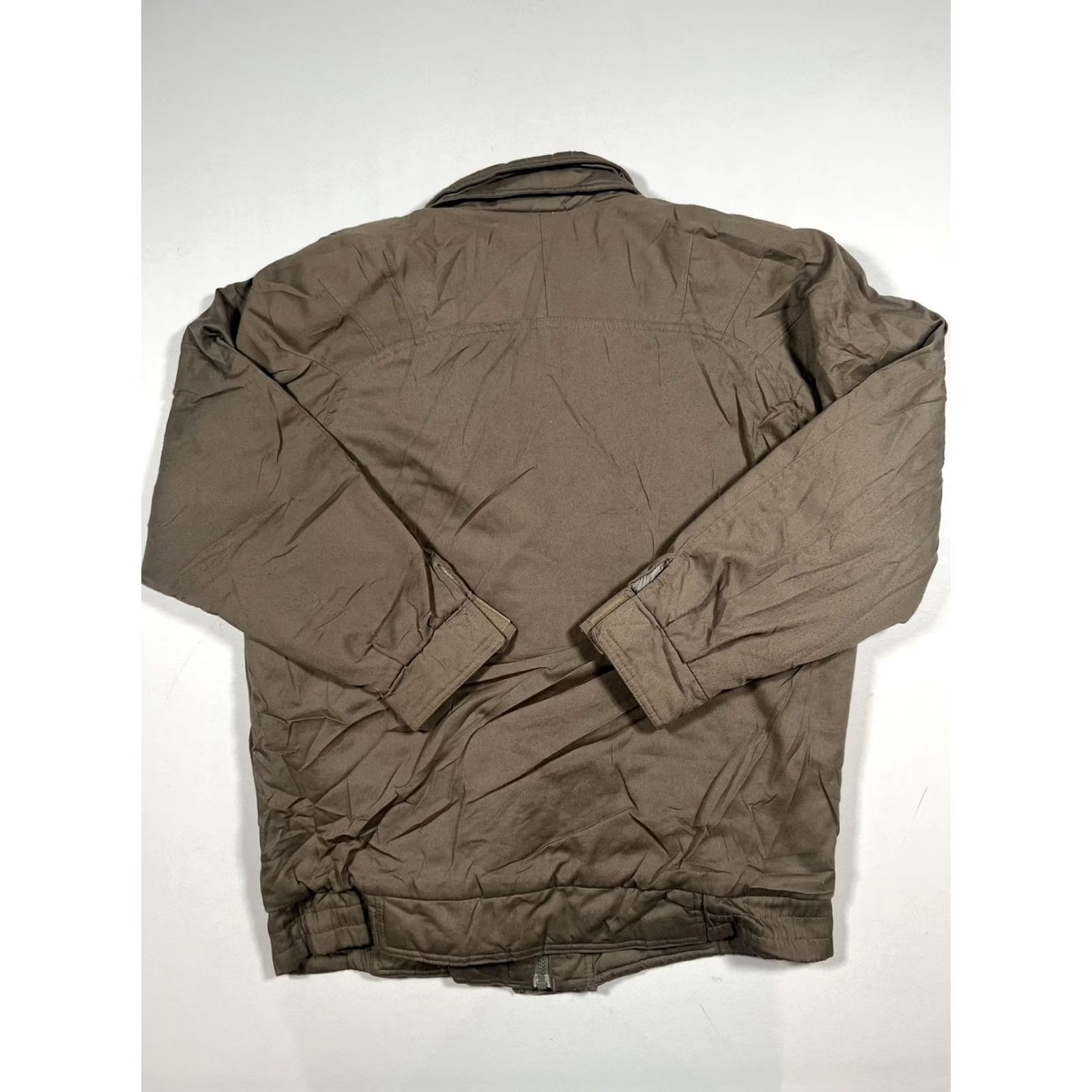 Vintage VINTAGE Changing Scene Jacket M Brown Canvas Quilted Parka Winter Unisex Adults Regular Fit Cotton Lining Padded Zip Pocket/Collar Size US M / EU 48-50 / 2 - 2 Thumbnail