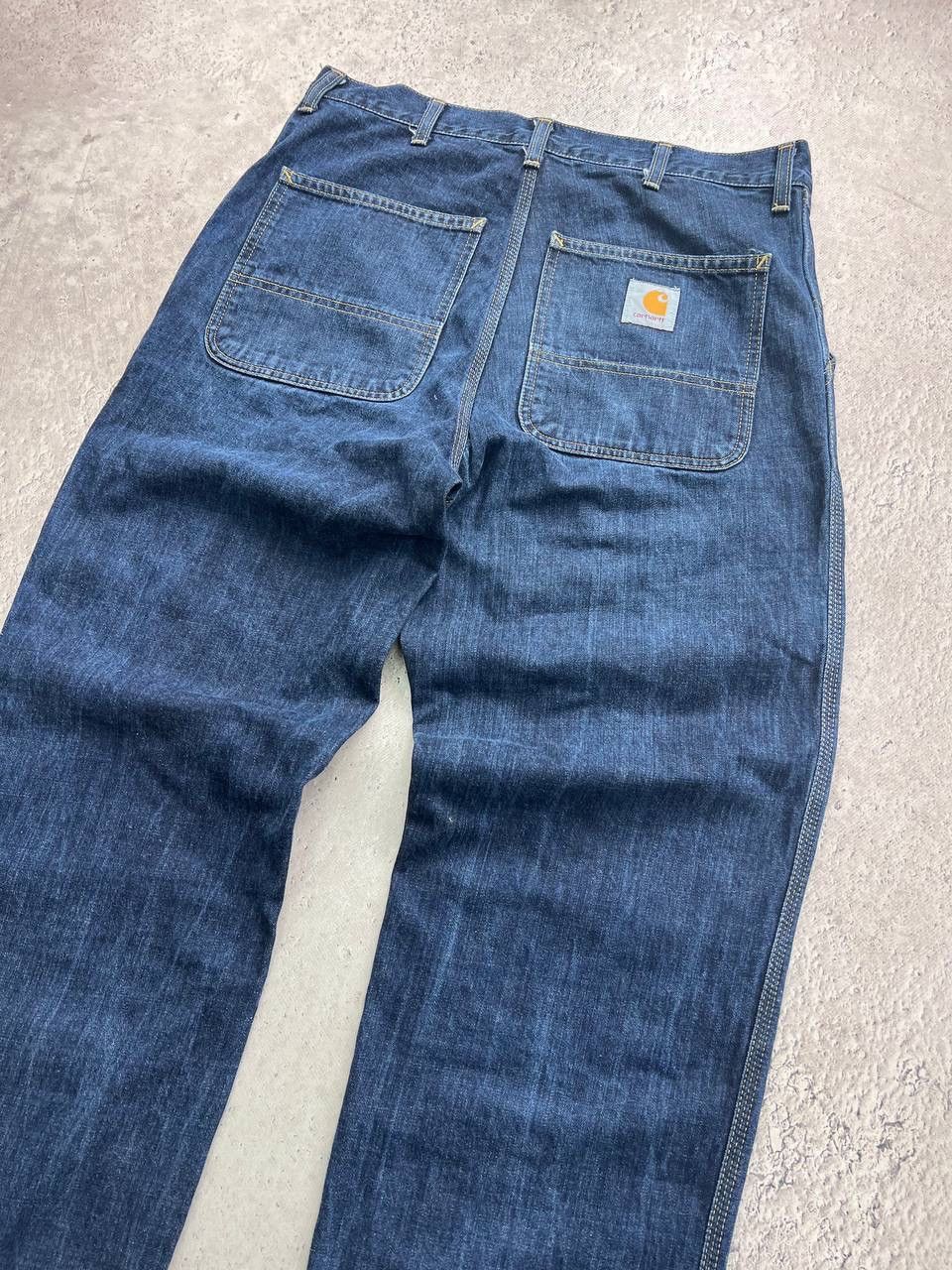 Carhartt × Carhartt Wip × Vintage Vintage Carhartt Double Knee Denim Skate Pant Baggy Oversize Size US 30 / EU 46 - 8 Thumbnail