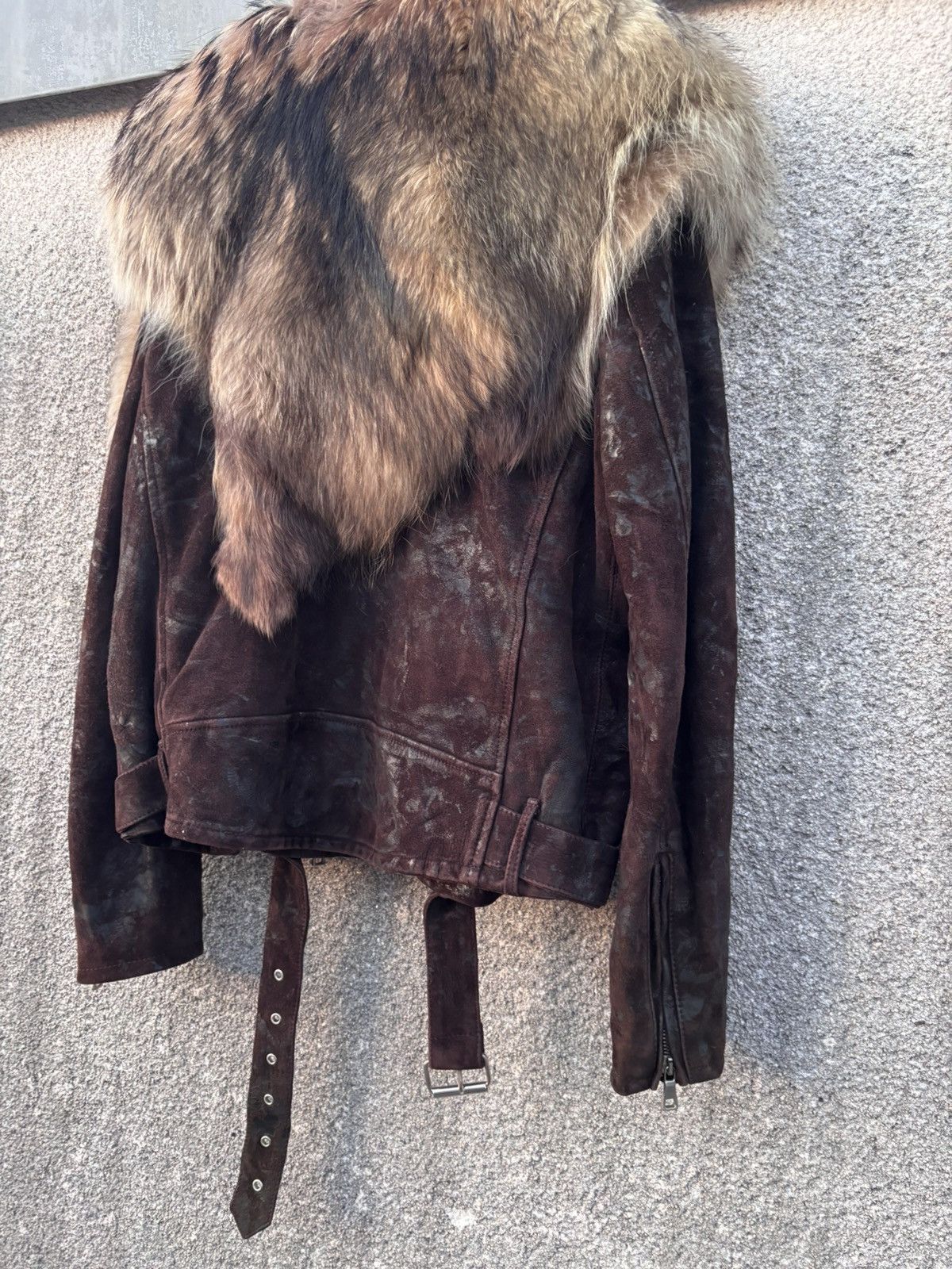 Balmain Balmain AW10 waxed rabbit fur leather jacket Size US M / EU 48-50 / 2 - 9 Thumbnail
