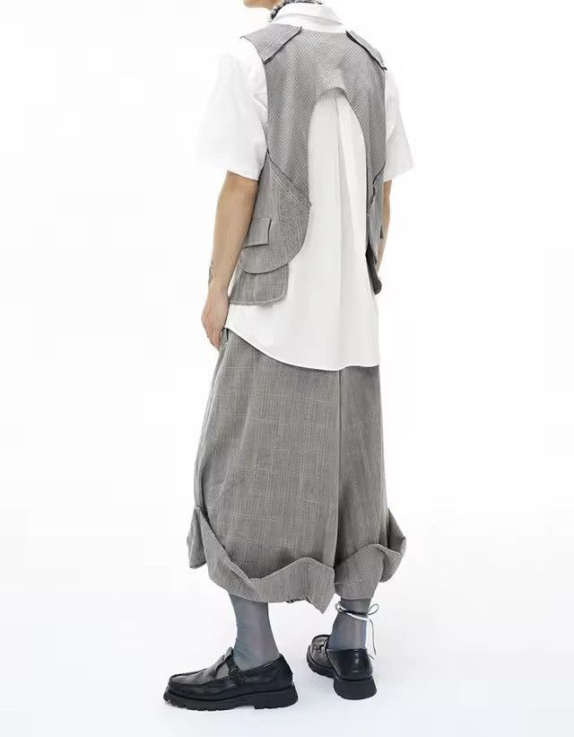Designer Casual Loose Plaid Elastic Waist School Shorts Size US 32 / EU 48 - 3 Thumbnail