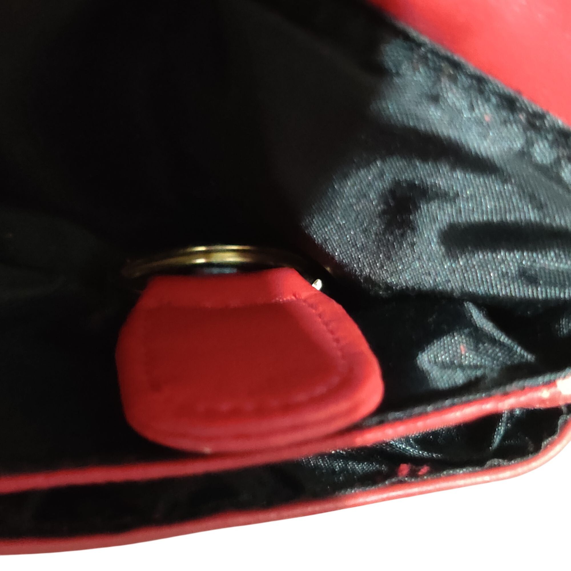 Vintage Lofthouse Vintage Red Quilted Clutch Purse Tassel Zip Key Ri Size ONE SIZE - 8 Thumbnail