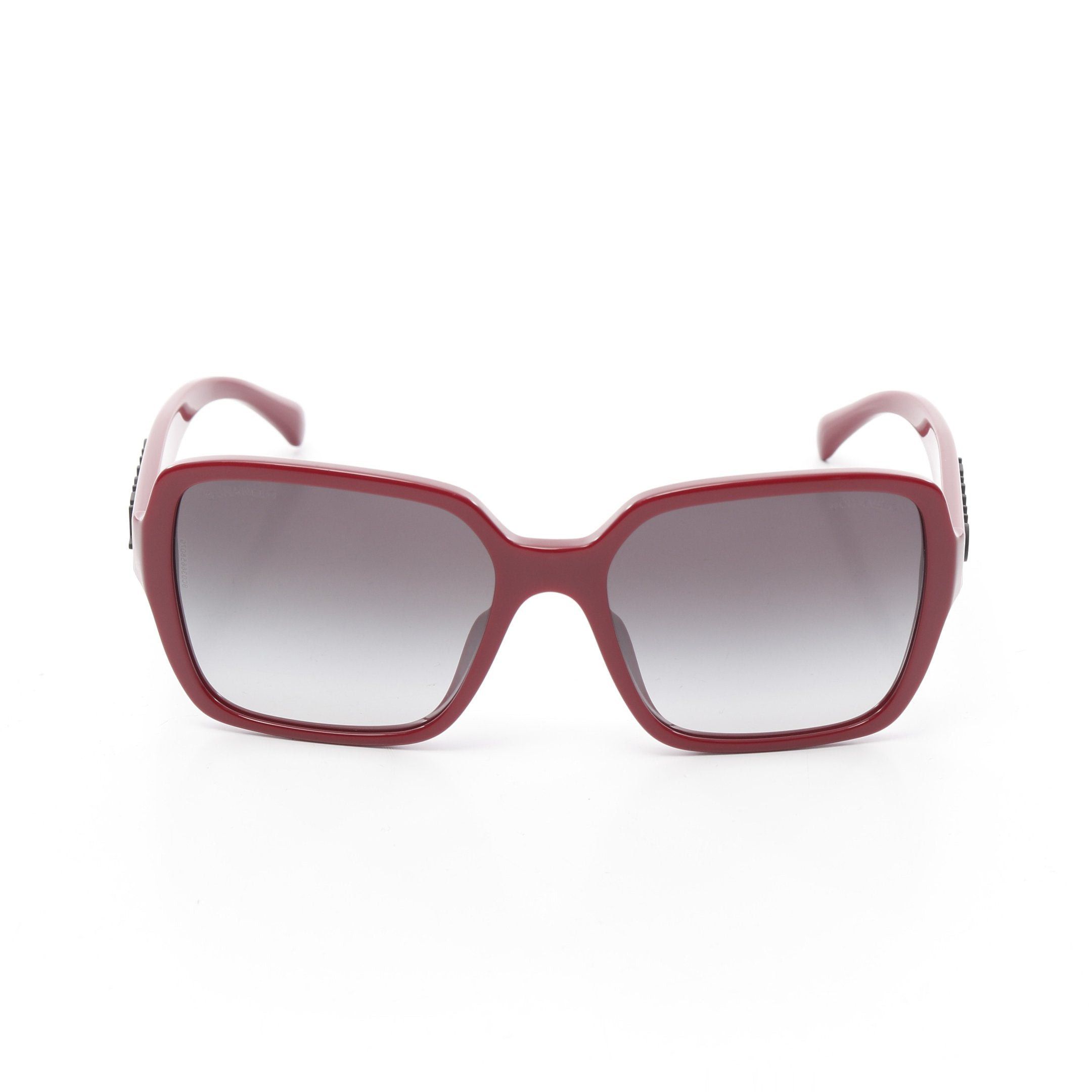 Chanel Chanel Square Shape Eyewear Sunglasses Pink Red Gradient Lens Size ONE SIZE - 1 Thumbnail