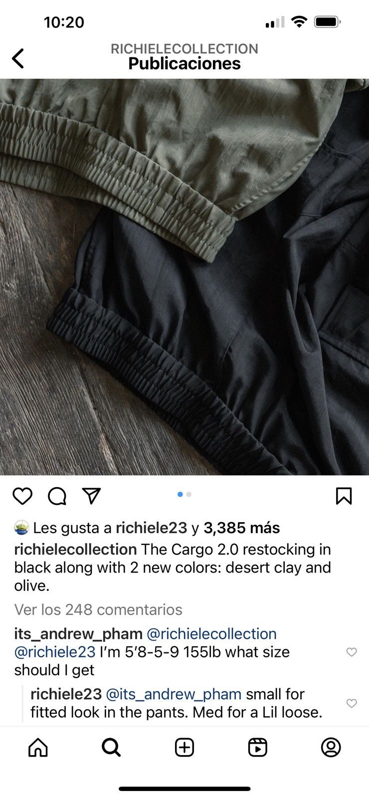 Richie Le Collection Richie Le Collection Cargo Pants Green Size US 30 / EU 46 - 2 Thumbnail