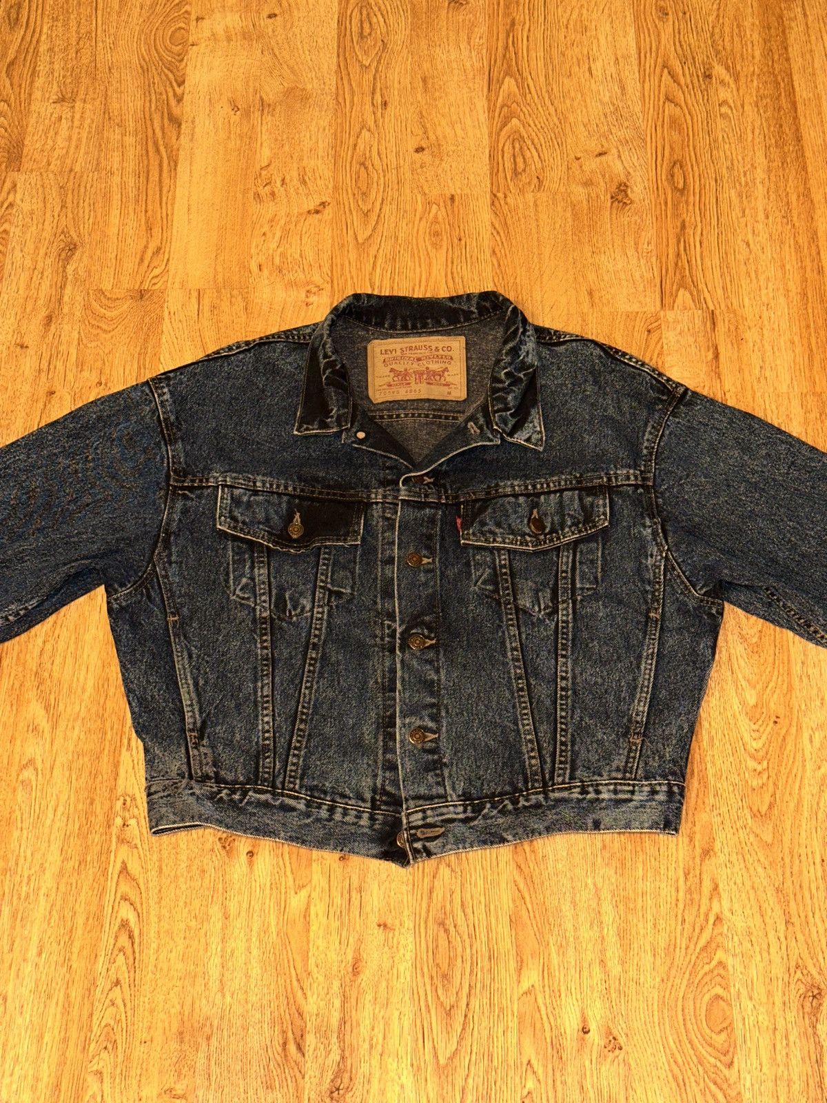 Levi's Vintage Clothing VTG Levi's Denim Trucker Jacket Men Size Medium 70598 4865 Size US M / EU 48-50 / 2 - 1 Thumbnail