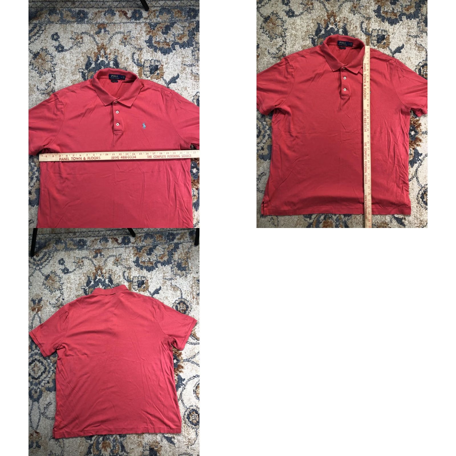 Polo Ralph Lauren Polo Ralph Lauren Polo Shirt Mens Large Red Pony Logo Classic Fit Short Sleeve Size US L / EU 52-54 / 3 - 8 Thumbnail