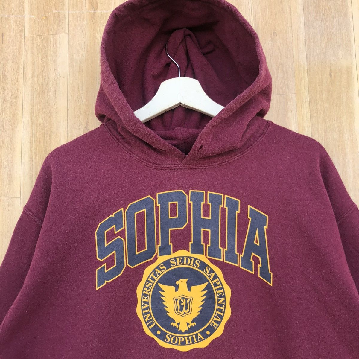 Vintage Vintage University Of Sophia Hoodie Sweatshirt Size US M / EU 48-50 / 2 - 3 Thumbnail