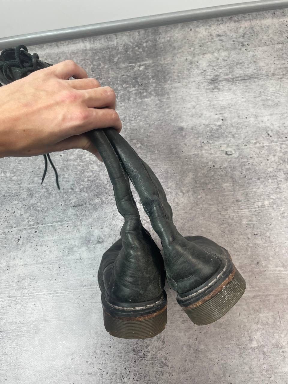 Dr. Martens RARE Vintage Dr Martens Knee High Leather Boots Y2K Size US 9 / EU 42 - 6 Thumbnail