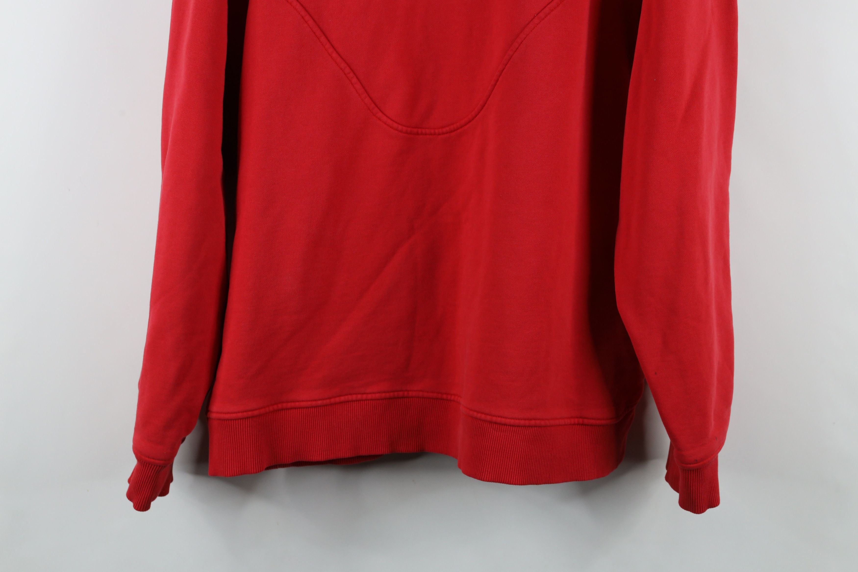 Nike × Vintage Vintage Nike Center Swoosh Ohio State University Hoodie Red Size US L / EU 52-54 / 3 - 13 Thumbnail