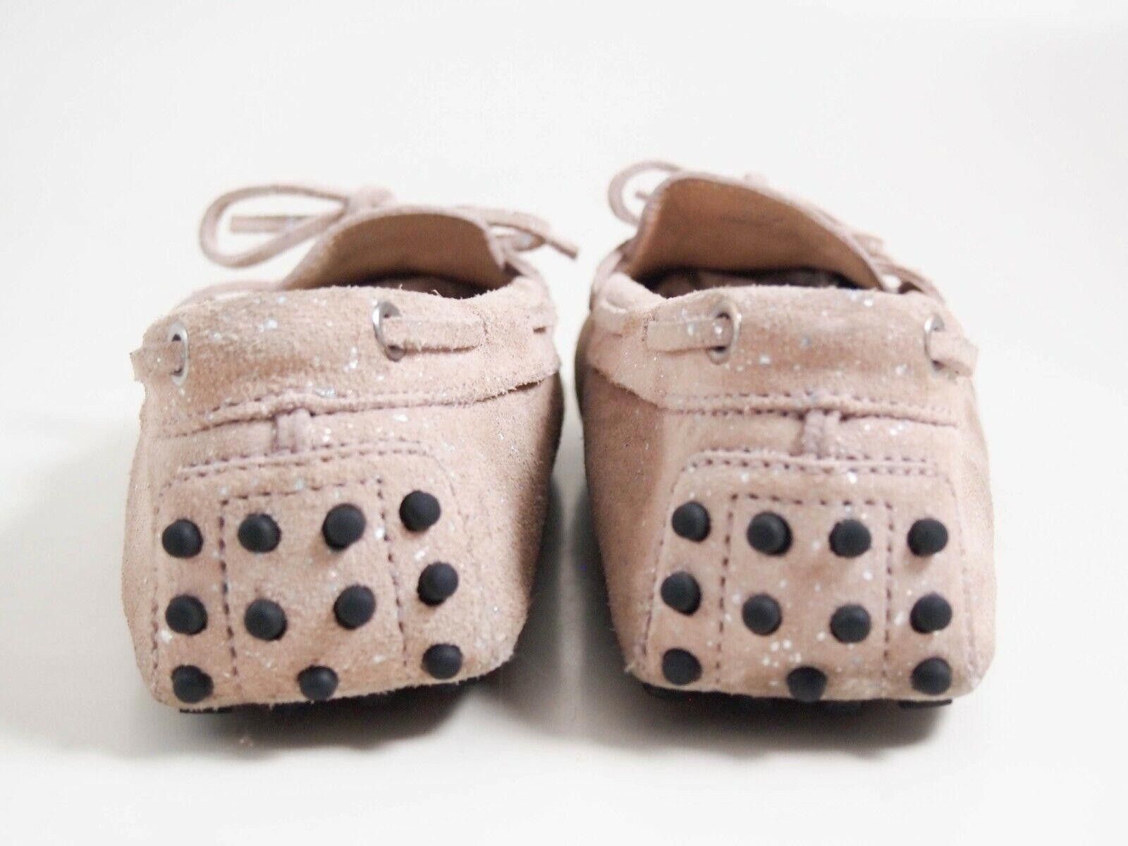 Tod's Tods Gommini Loafers Pink Suede Glitter EU 37.5 US 7.5 Size US 7.5 / IT 37.5 - 8 Thumbnail