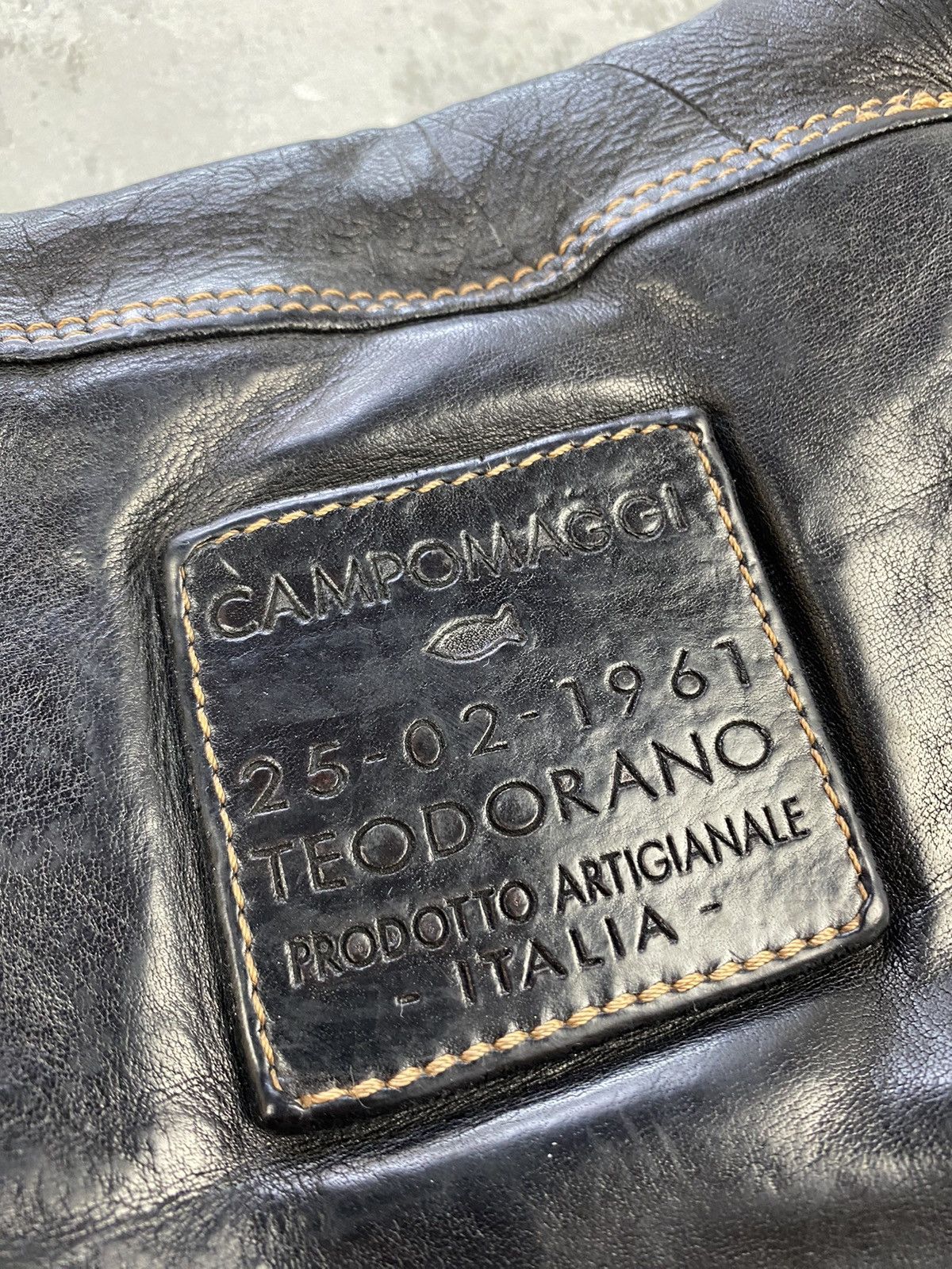 Genuine Leather Vintage Campomaggi Distressed Leather luxury bag Size ONE SIZE - 13 Thumbnail