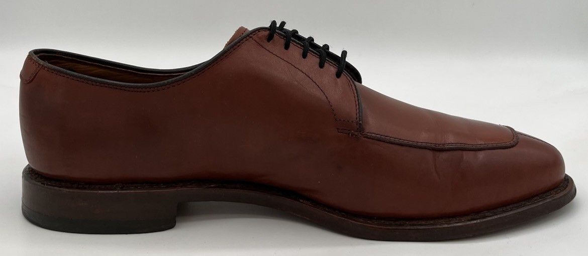 Allen Edmonds Mens Allen Edmonds DELRAY Split-toe Derby Brown Leather 10D Size US 10 / EU 43 - 4 Thumbnail