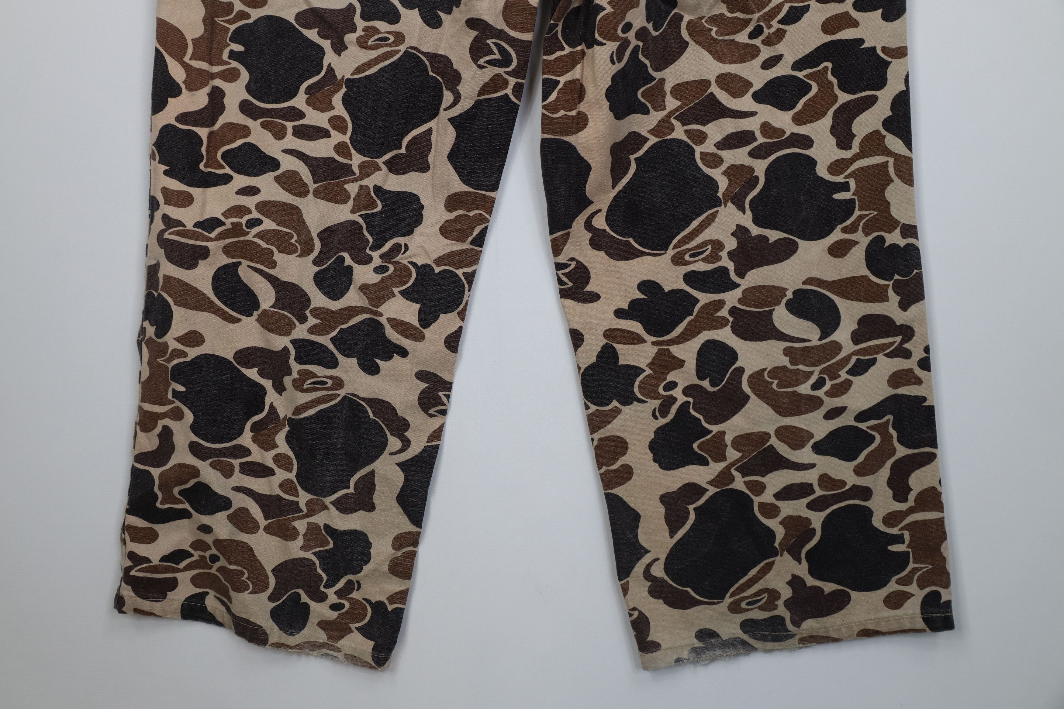 Vintage Vintage 70s 80s Streetwear Duck Camouflage Wide Leg Pants Size US 36 / EU 52 - 14 Thumbnail