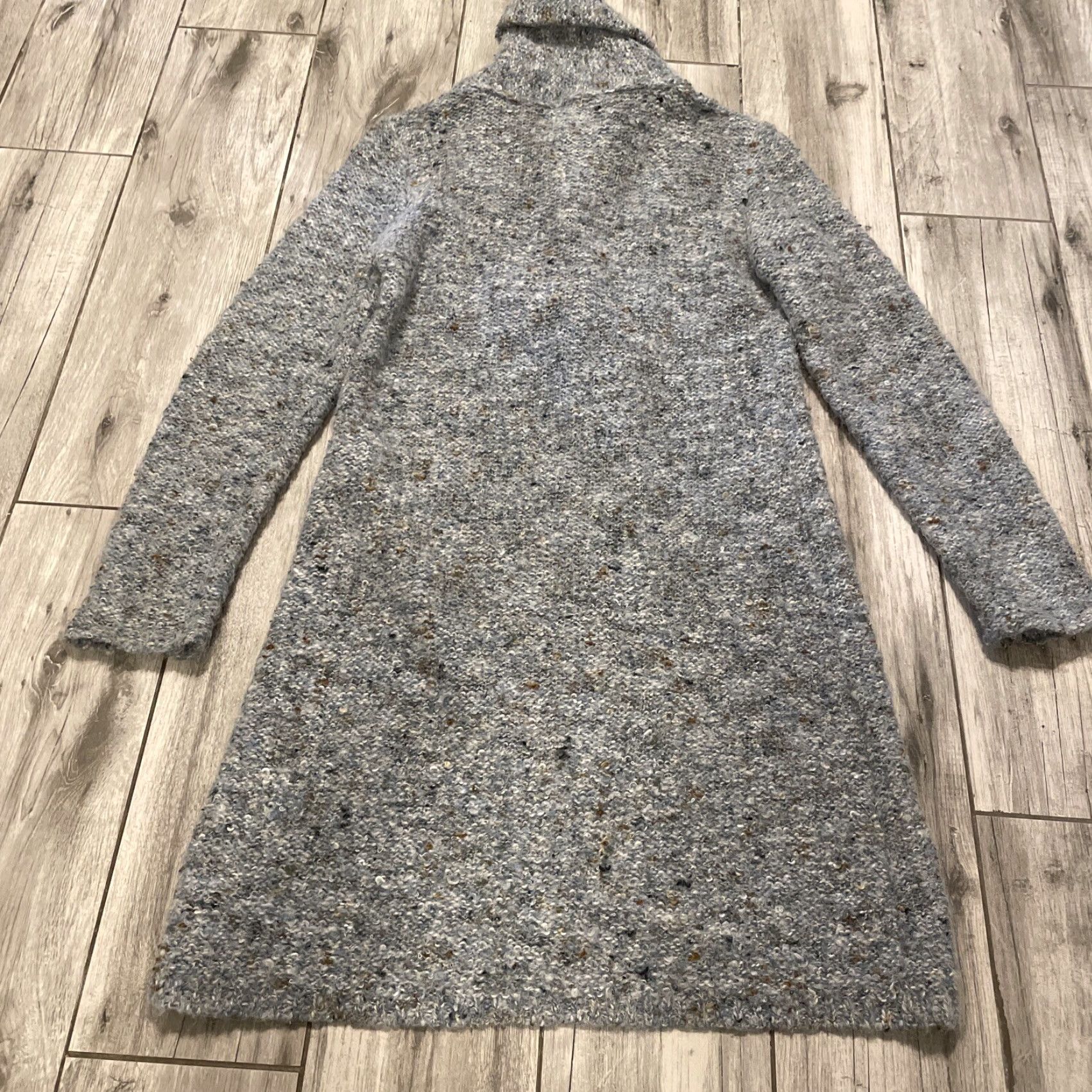 Vintage VINTAGE Curio Cardigan Women S Small Gray Leather Toggle Alpaca Blend Boho Long Shirt/ Sweater Women Mens? Size S / US 4 / IT 40 - 7 Thumbnail