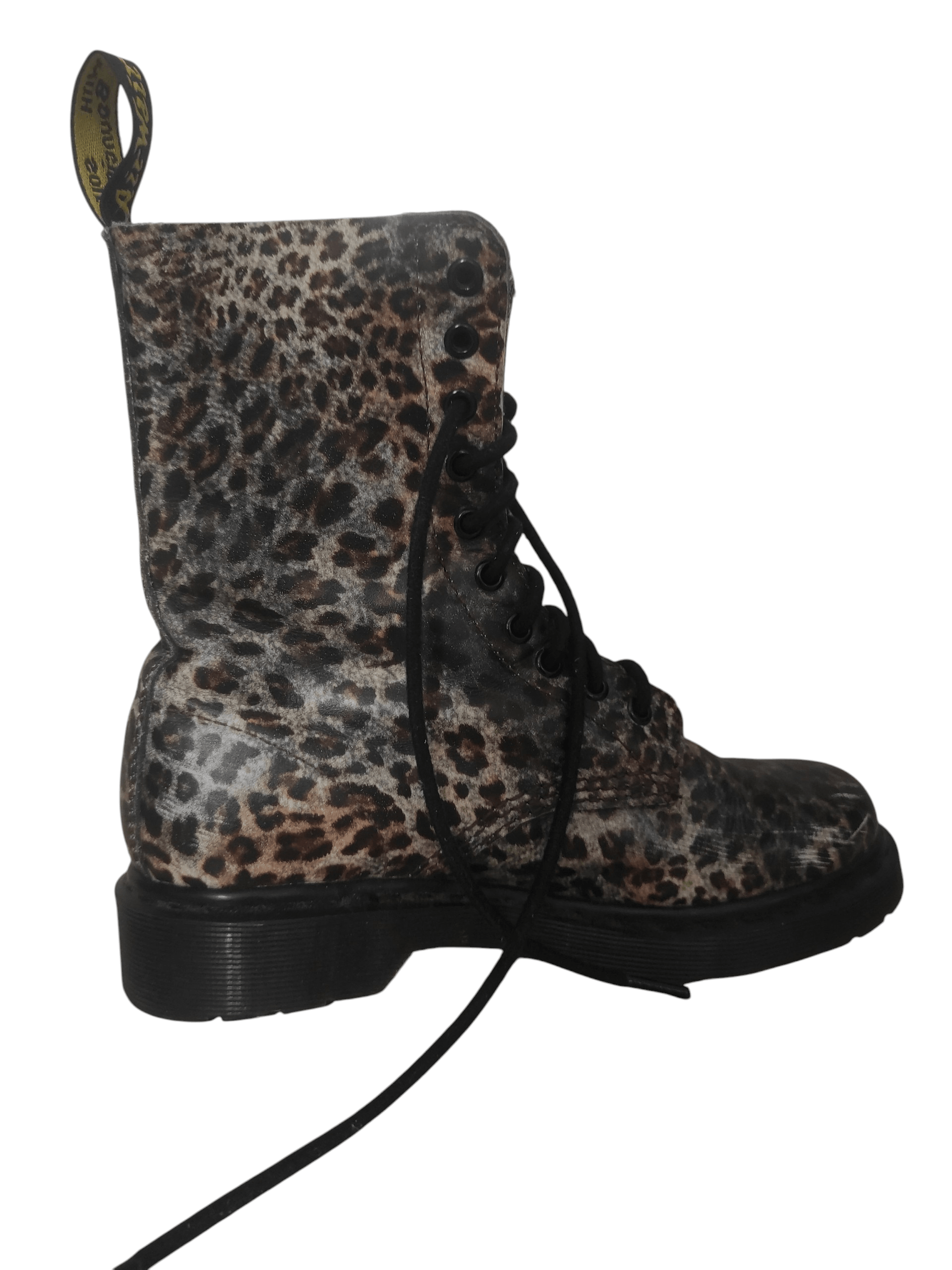 Dr. Martens Vintage Dr. Martens 14610 Leopard Print 10-Eye Boots Size US 7 / IT 37 - 20 Thumbnail