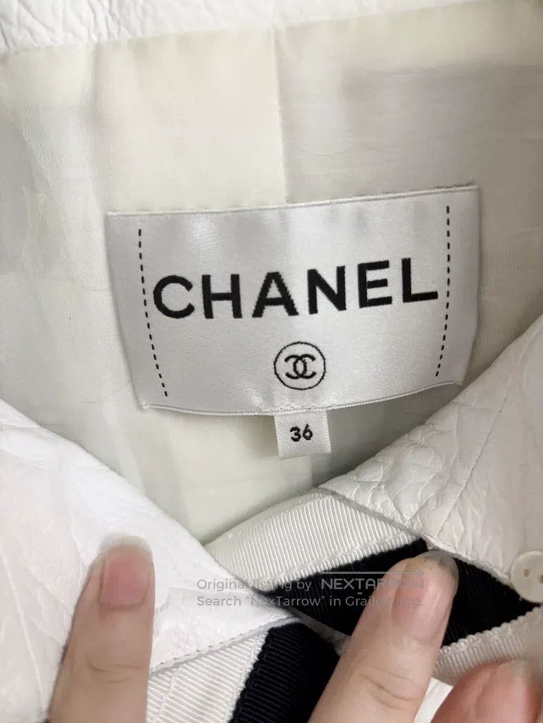 Chanel Chanel Roof series white leather jacket Size XS / US 0-2 / IT 36-38 - 6 Thumbnail