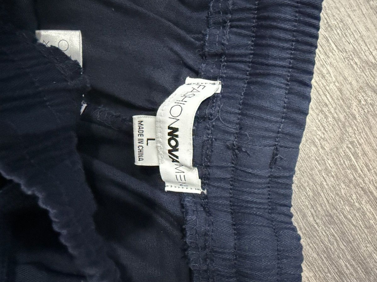 Fashion Nova Mens Blue Cargo Pants size large Size US 34 / EU 50 - 3 Thumbnail