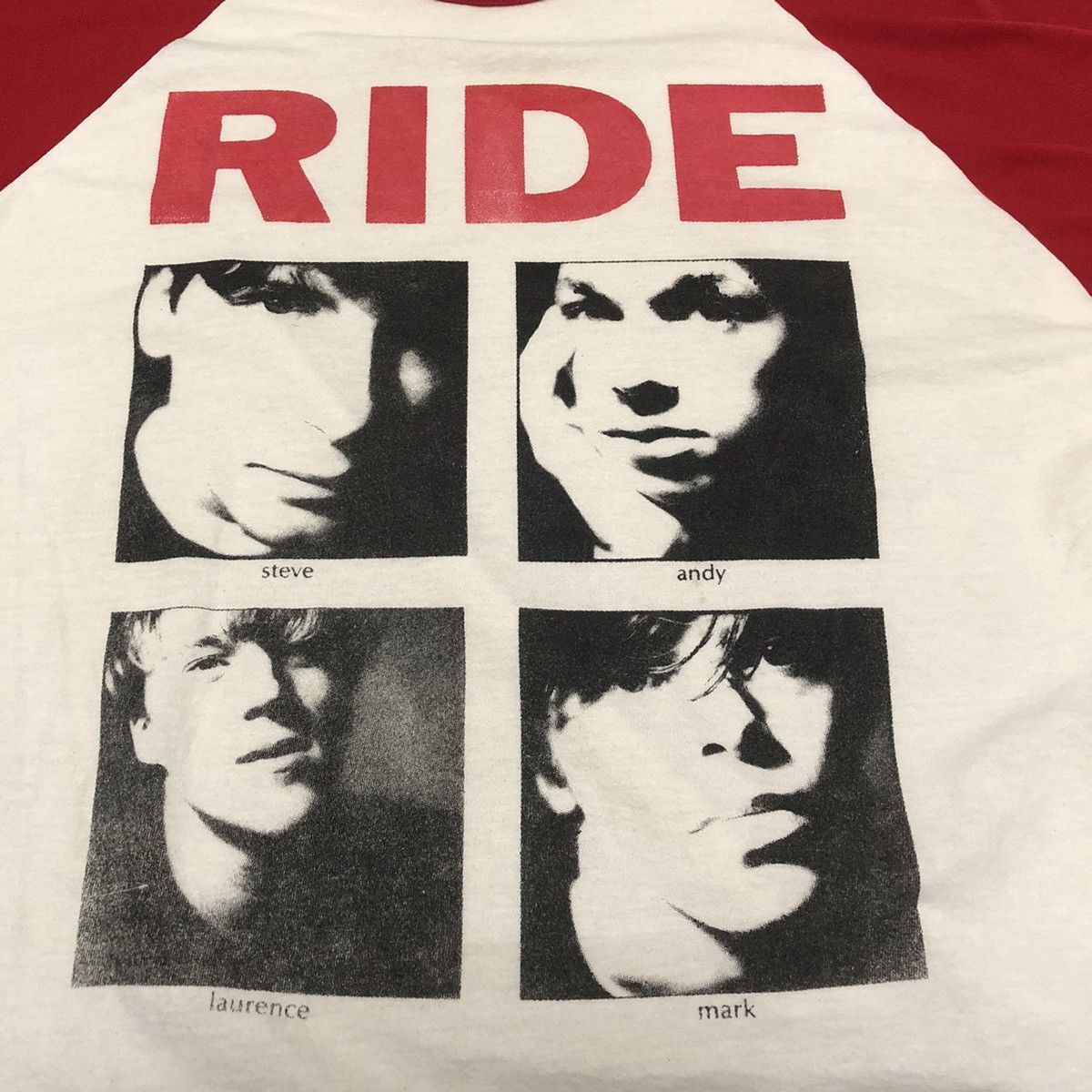 Band Tees Vtg Ride Full Line-Up Members Photoprints Band Tshirt Size US XL / EU 56 / 4 - 5 Thumbnail