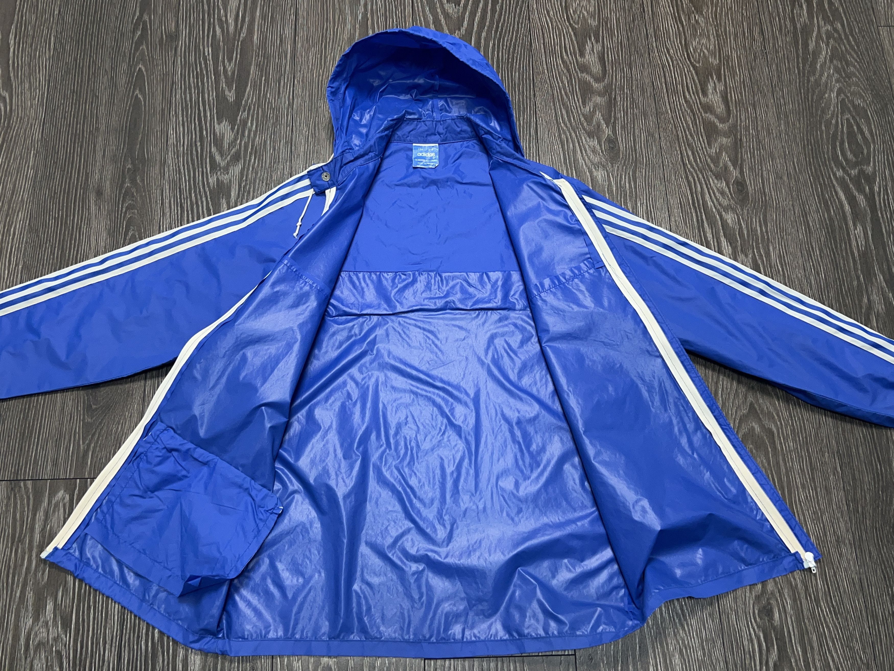 Vintage 1980s Adidas Ventex Nylon Lightweight Rain Suit Jacket Pants Size US S / EU 44-46 / 1 - 10 Thumbnail