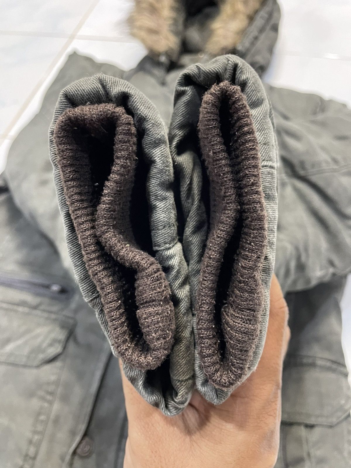 14th Addiction Vintage In The Attic Fur Hoodie Punk Jacket Size US L / EU 52-54 / 3 - 9 Thumbnail