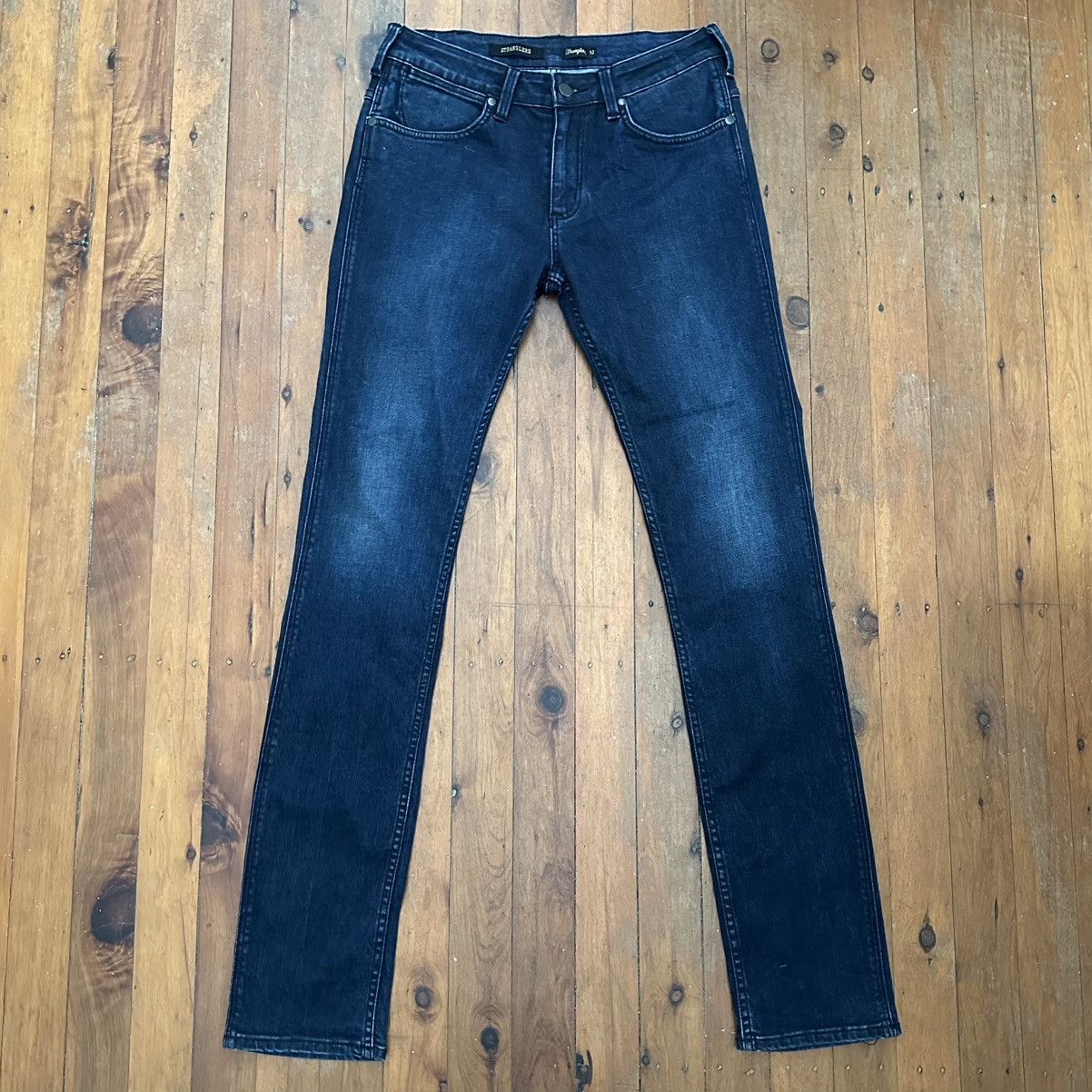 Wrangler Wrangler Stranglers Blue Jeans Size 32 x 33 Size US 32 / EU 48 - 2 Thumbnail