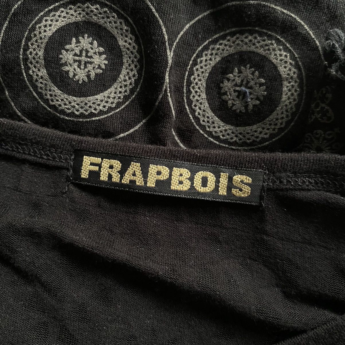 Frapbois Frapbois Black Round Neck Blouse with Geometric Print Size M / US 6-8 / IT 42-44 - 13 Thumbnail