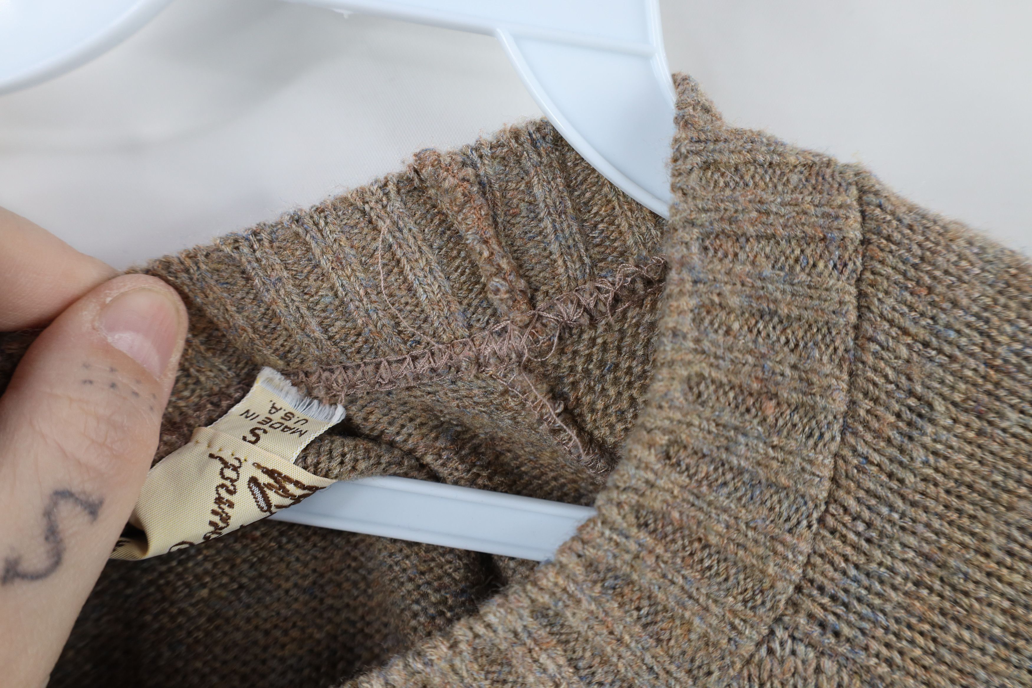 Vintage Vintage 70s Streetwear Fleck Duck Knit Crewneck Sweater USA Size US S / EU 44-46 / 1 - 8 Thumbnail