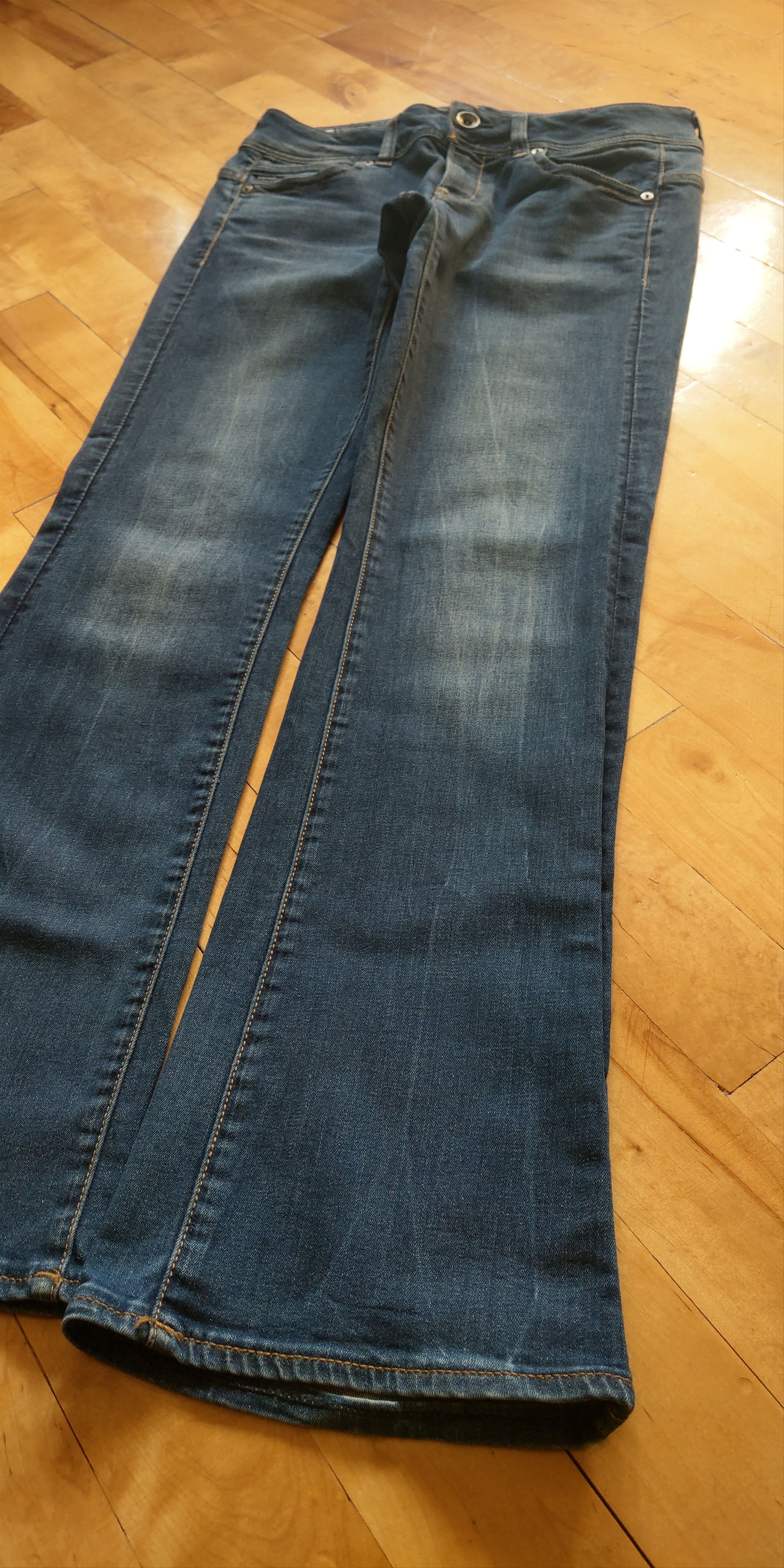 G-Star Flared Bootcut Skinny Stacked Pants Bell Bottom Denim G-STAR Size US 31 - 2 Thumbnail