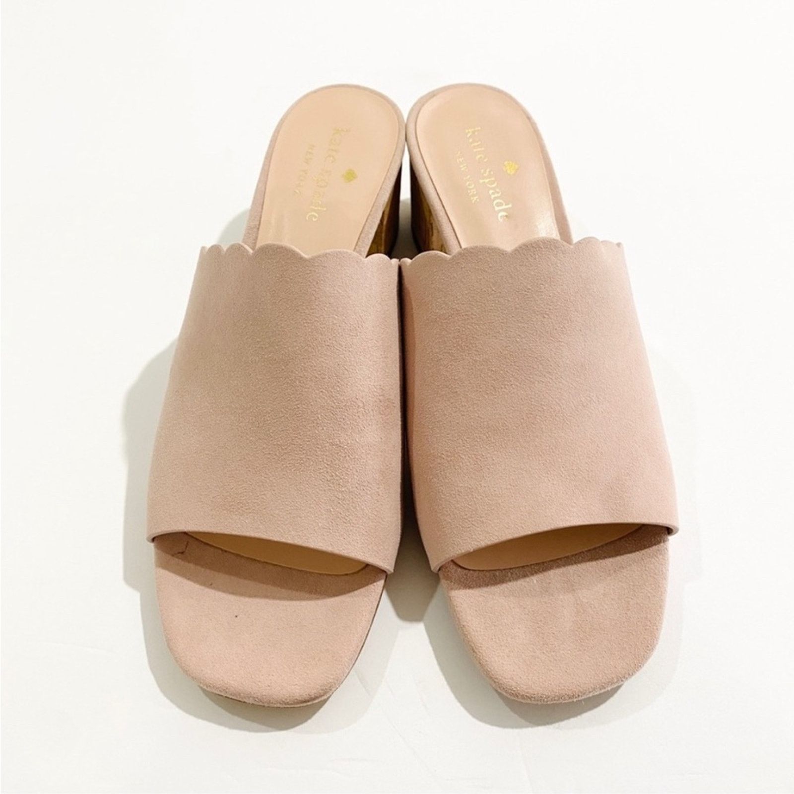 Kate Spade Kate Spade blush pink suede mules Size US 6.5 / IT 36.5 - 3 Thumbnail