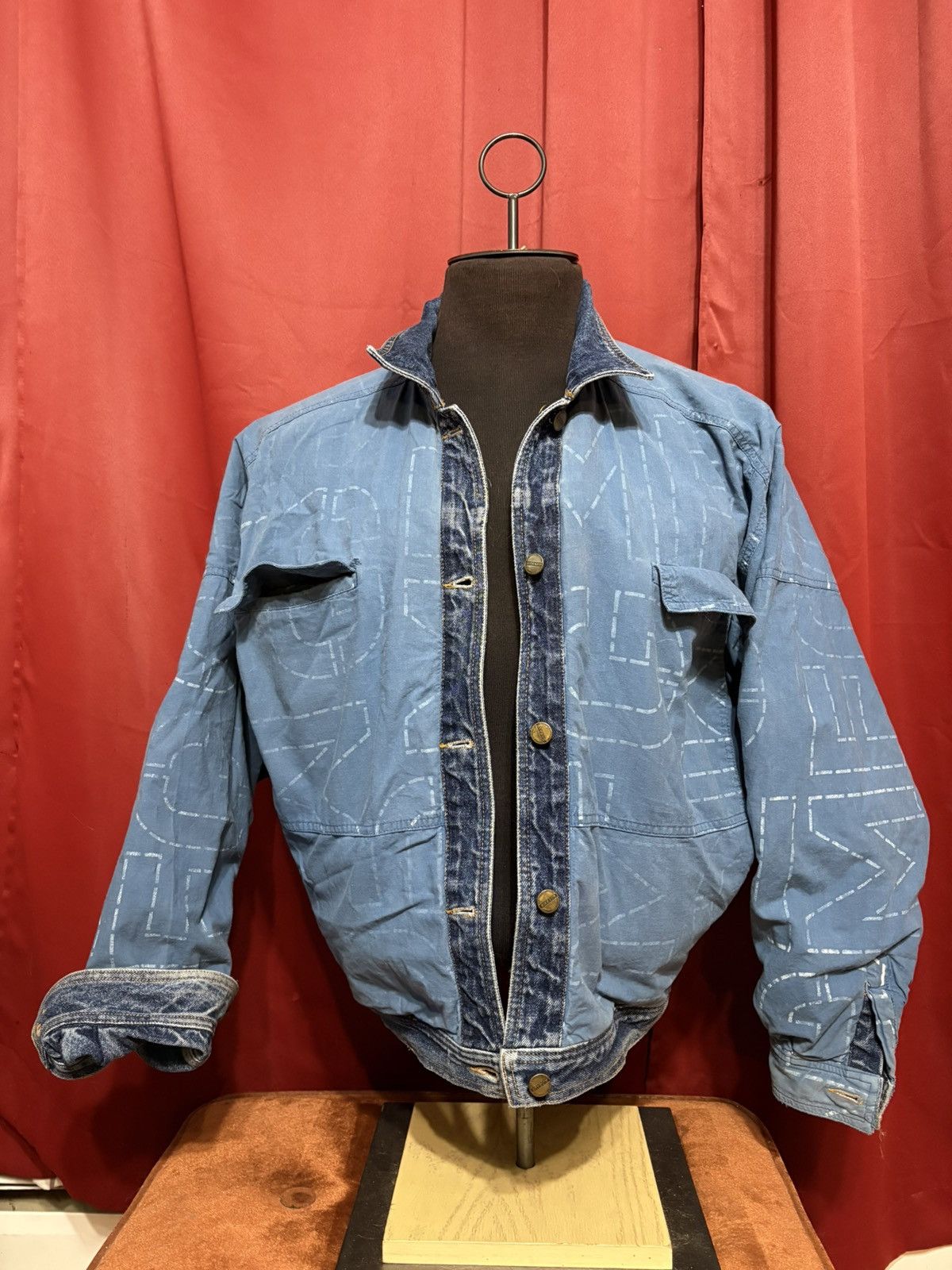Marithe + Francois Girbaud Vintage MFG Denim Jacket Marithe Francios Girbaud Archival Size US L / EU 52-54 / 3 - 3 Thumbnail