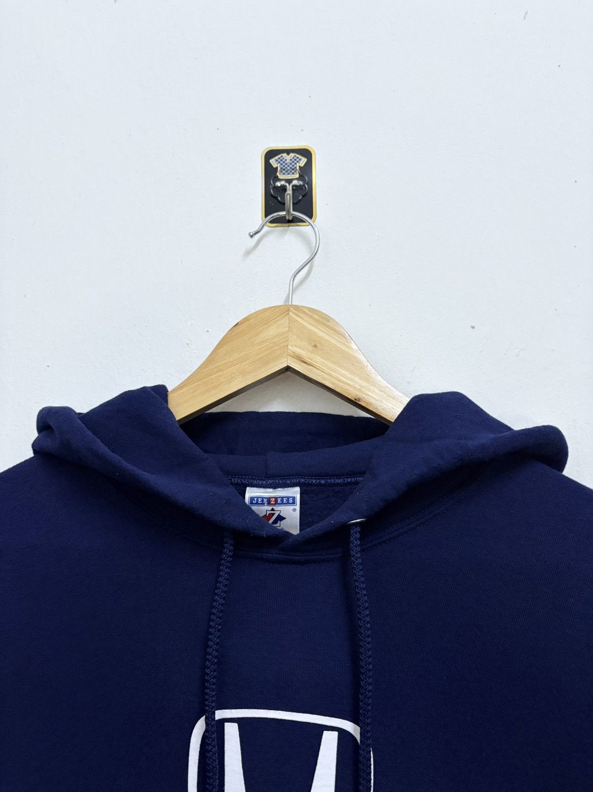 Japanese Brand 2000's JDM Honda / Wangan Midnight Racing Navy Hoodie Size US L / EU 52-54 / 3 - 9 Thumbnail