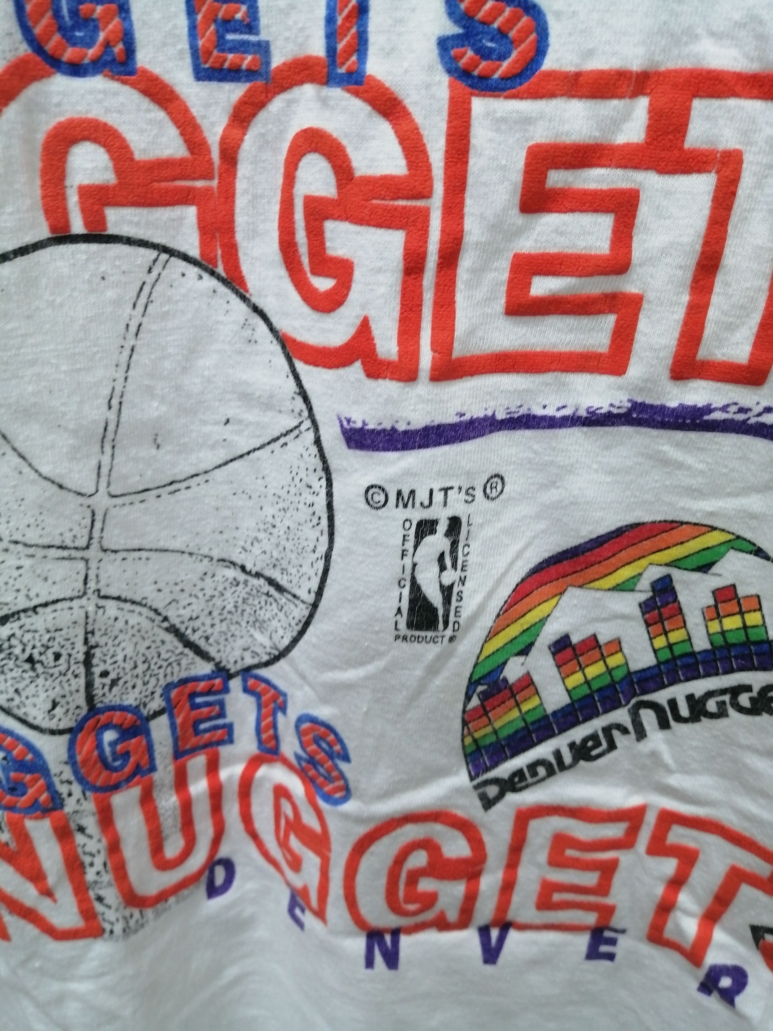 Vintage Vintage 90's Denver Nugget Basketball shirt Size US M / EU 48-50 / 2 - 4 Thumbnail