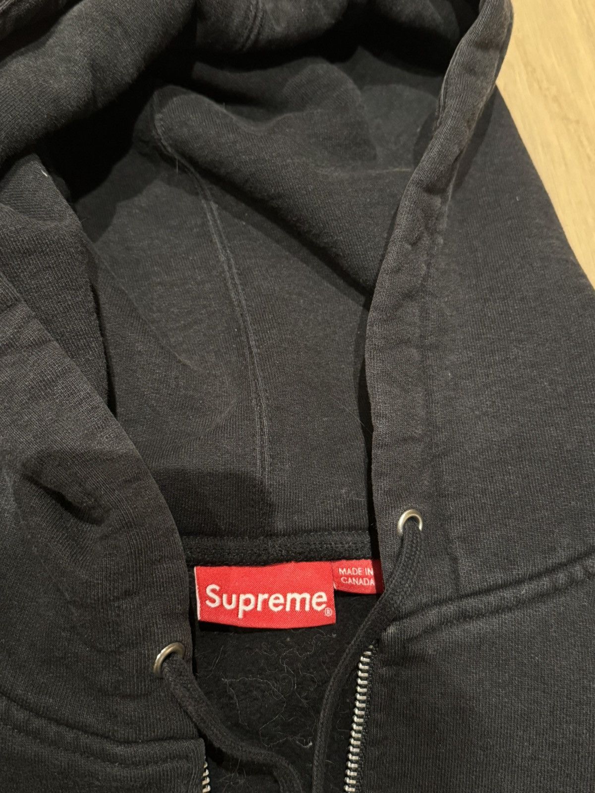 Supreme [UNAVAILABLE] Black supreme zip up hoodie Size US M / EU 48-50 / 2 - 3 Thumbnail