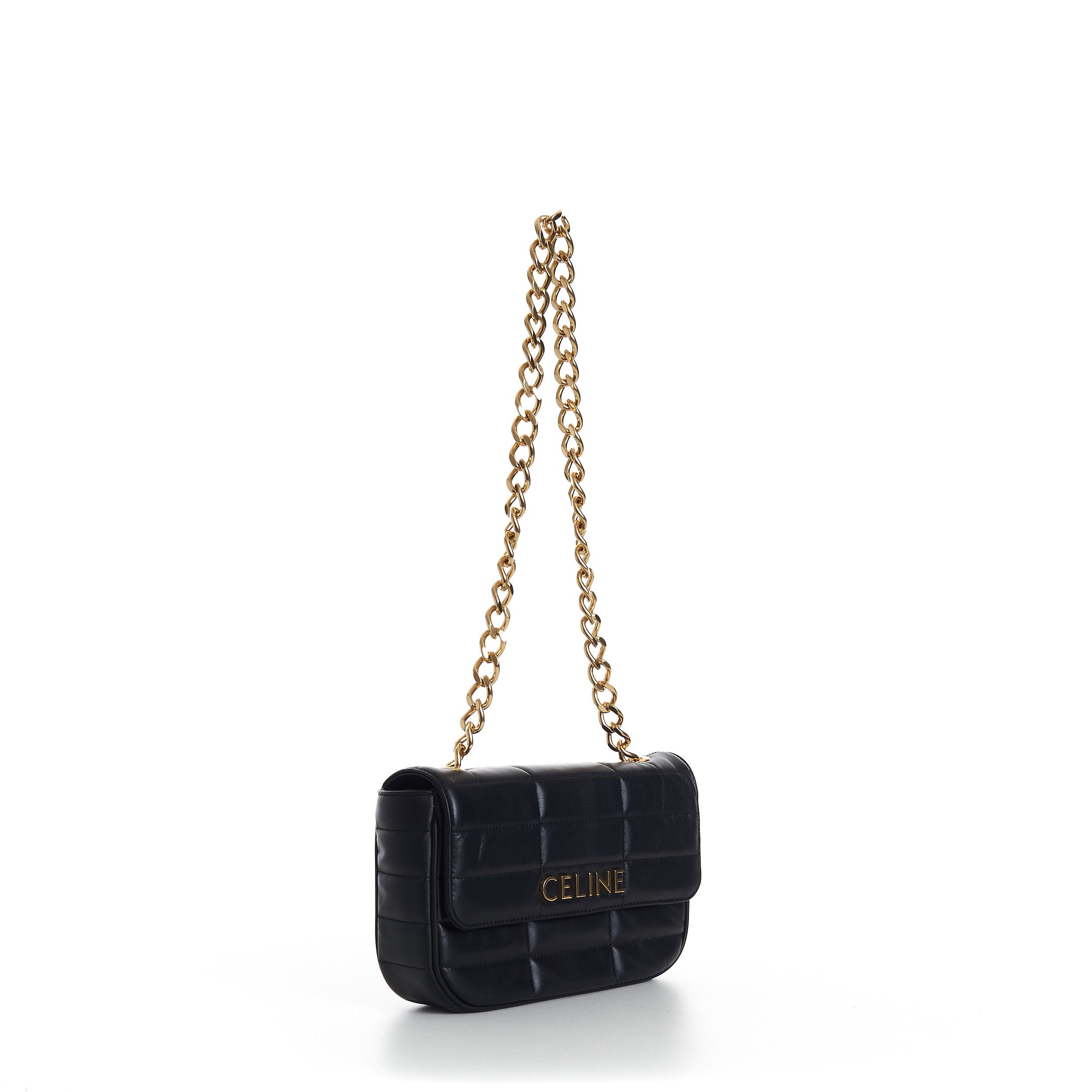 Celine Chain Shoulder Bag Matelasse Monochrome Celine Size ONE SIZE - 17 Thumbnail
