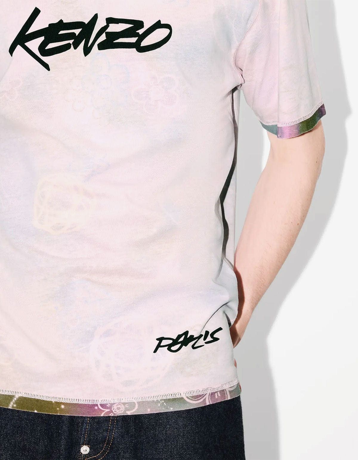 Kenzo Kenzo x Futura 2000 Pink Reversible T-Shirt Size US XL / EU 56 / 4 - 9 Thumbnail
