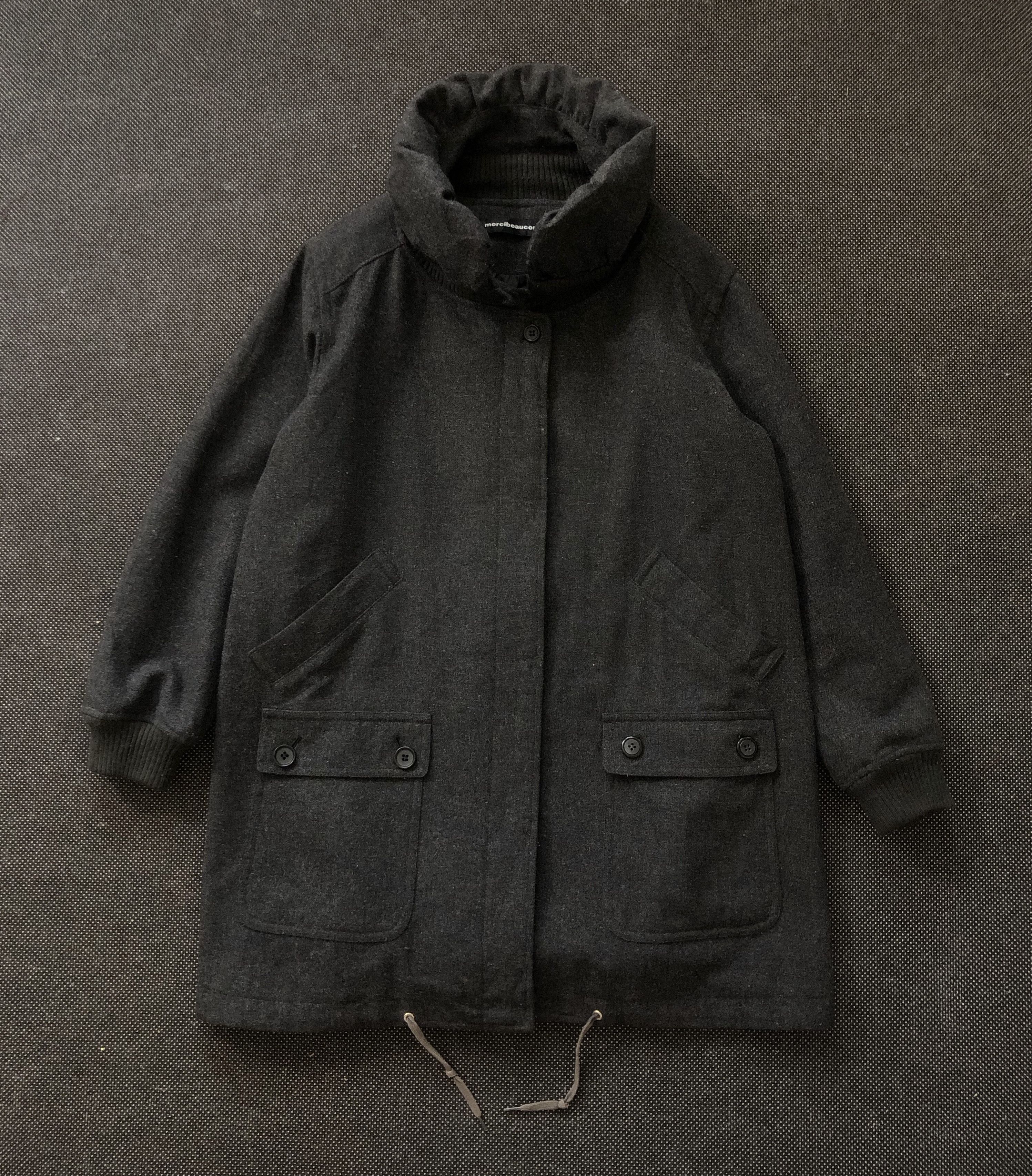 mercibeaucoup AW2011 MERCIBEAUCOUP ISSEY MIYAKE WOOL JACKET Size L / US 10 / IT 46 - 1 Thumbnail