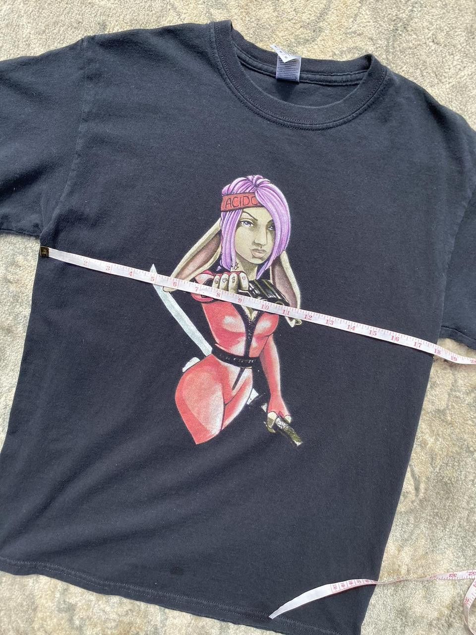 Hurley Black Heavyweight Multicolor Woman w Katanas Graphic Medium Size US M / EU 48-50 / 2 - 1 Thumbnail