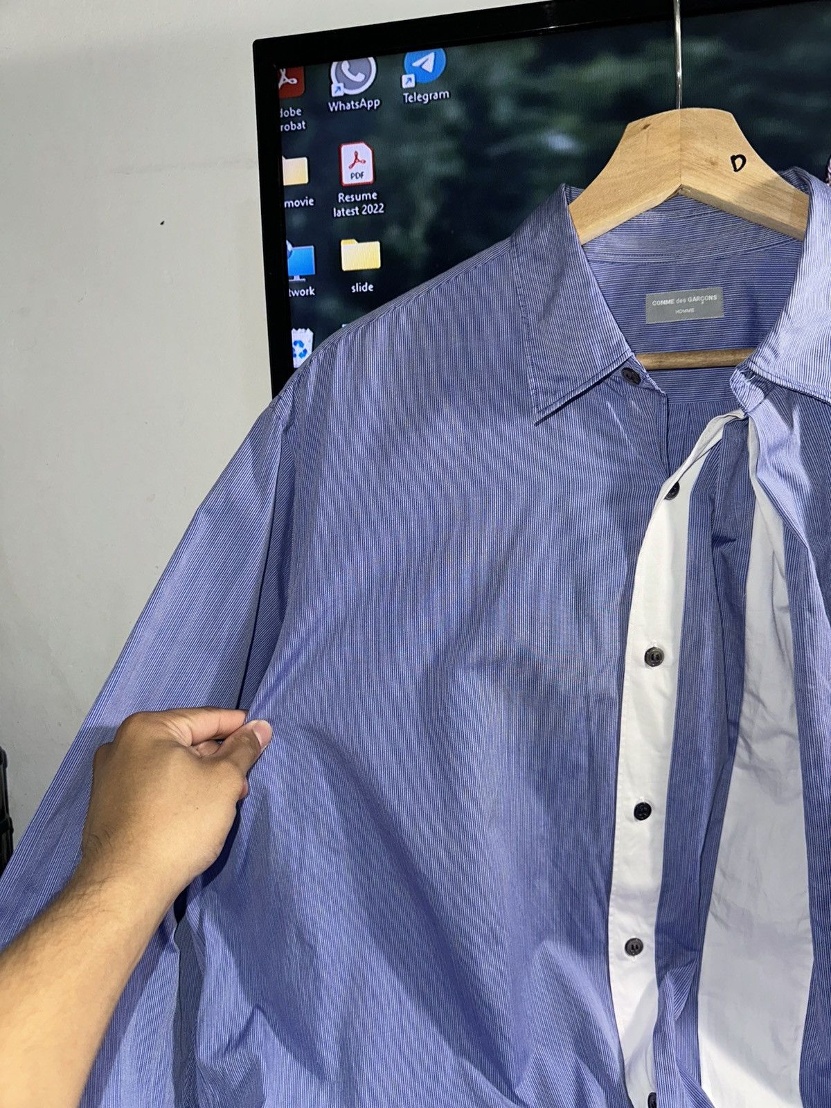 Comme des Garcons COMME des GARCONS Shirt Size US XXL / EU 58 / 5 - 4 Thumbnail