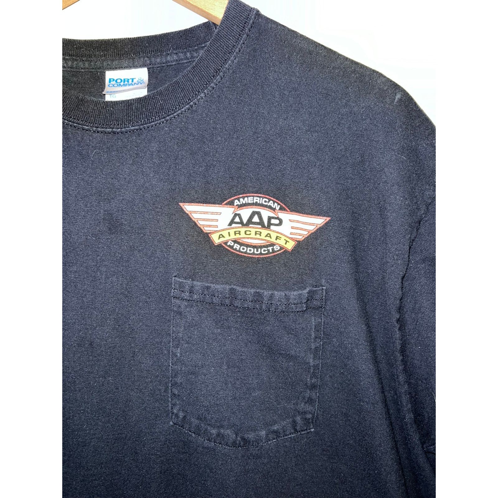 Vintage Vintage Airplane Shirt American Aircraft Lockheed Truck XL Size US XL / EU 56 / 4 - 3 Thumbnail