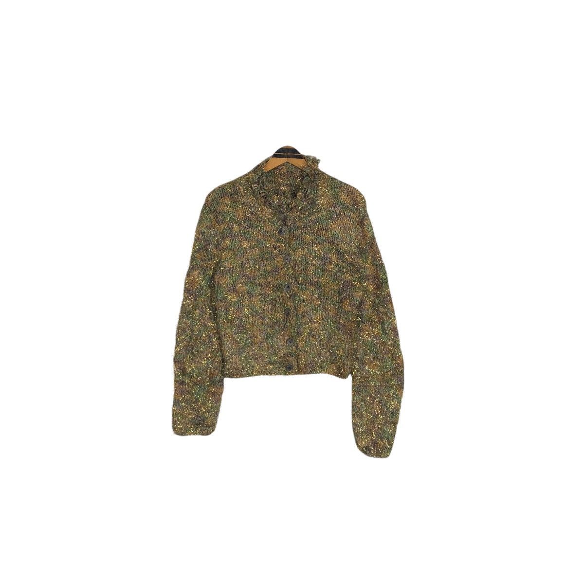 Issey Miyake Haat Issey Miyake A/W 2015 Knitted Sweater Button Up Size XXS / US 00 / IT 34 - 2 Thumbnail