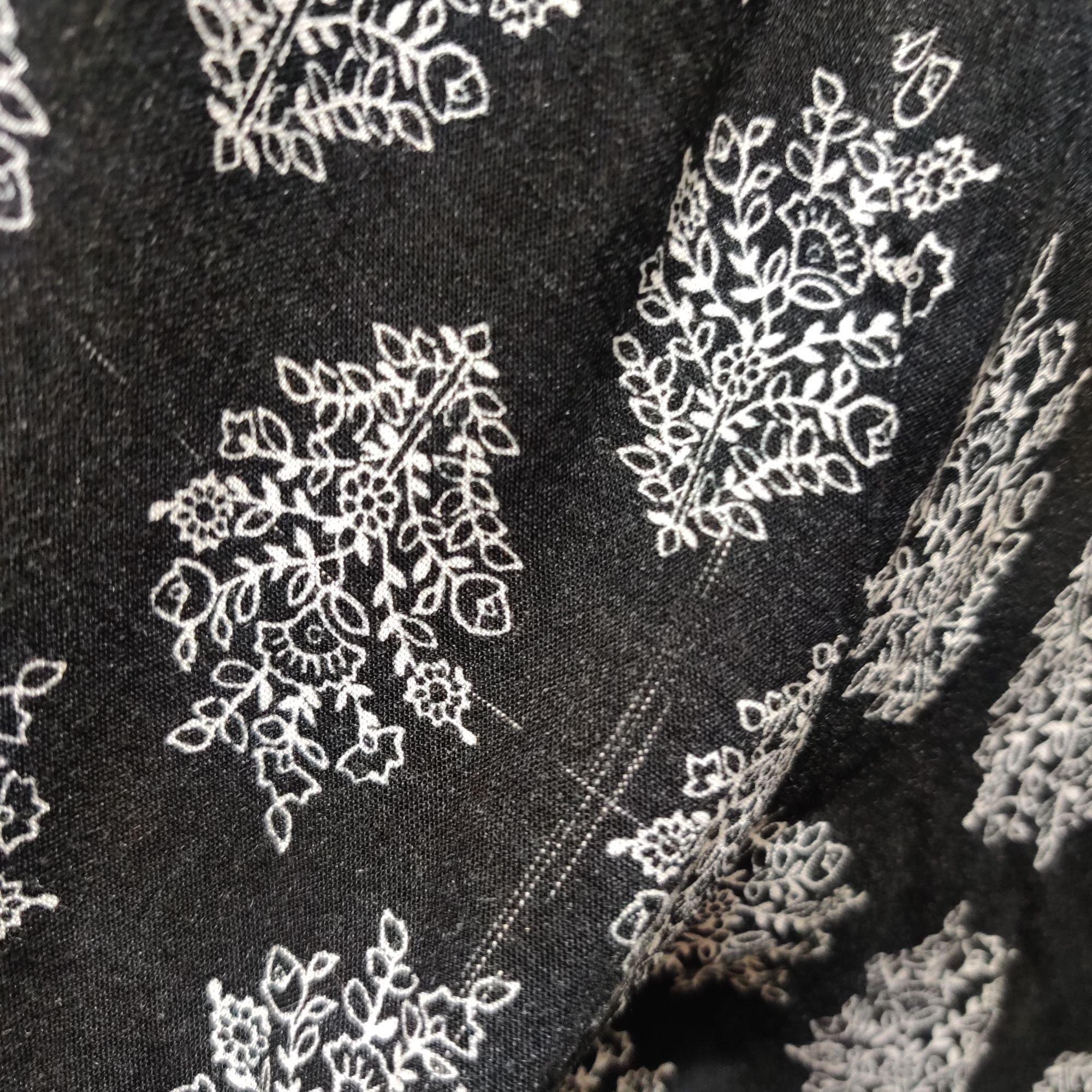 Old Navy Old Navy XXL Plus Size Black White Floral Tunic Blouse Long Size XXL / US 16-18 / IT 52-54 - 6 Thumbnail