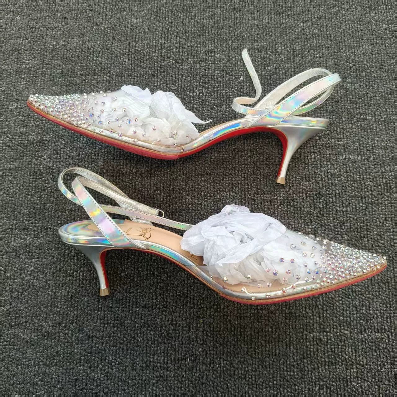 Christian Louboutin Christian Louboutin 99 New 36.5 Red Bottom Shoes Size US 6 / IT 36 - 6 Thumbnail